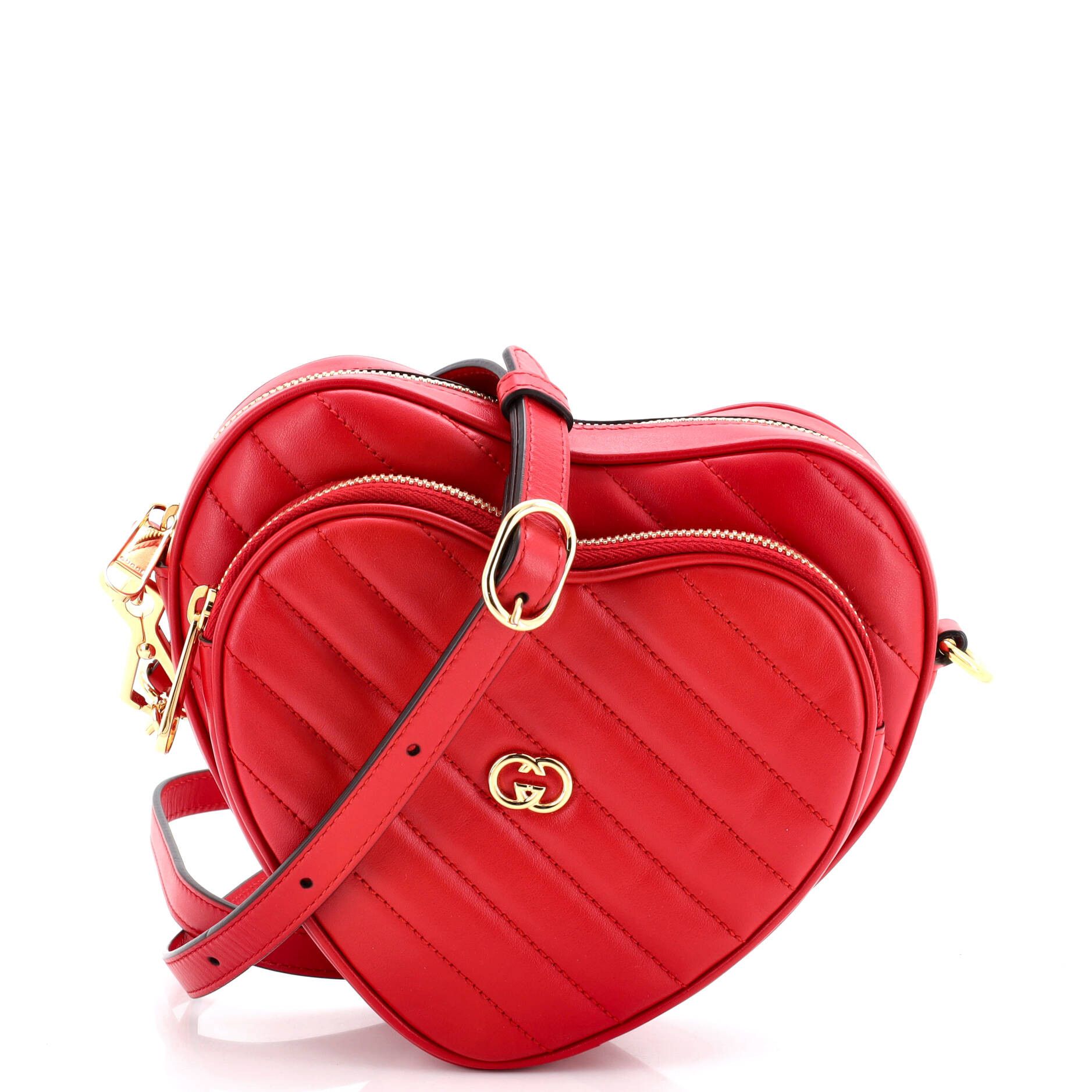 Gucci Interlocking G Heart Shoulder Bag Size ONE SIZE - 1 Thumbnail