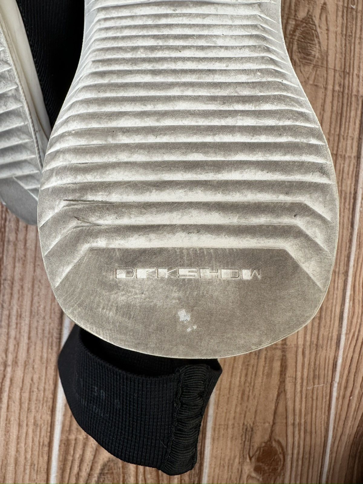 Rick Owens Drkshdw Rick Owens Drkshdw Runners Stretch Sock Size US 8 / IT 38 - 12 Thumbnail