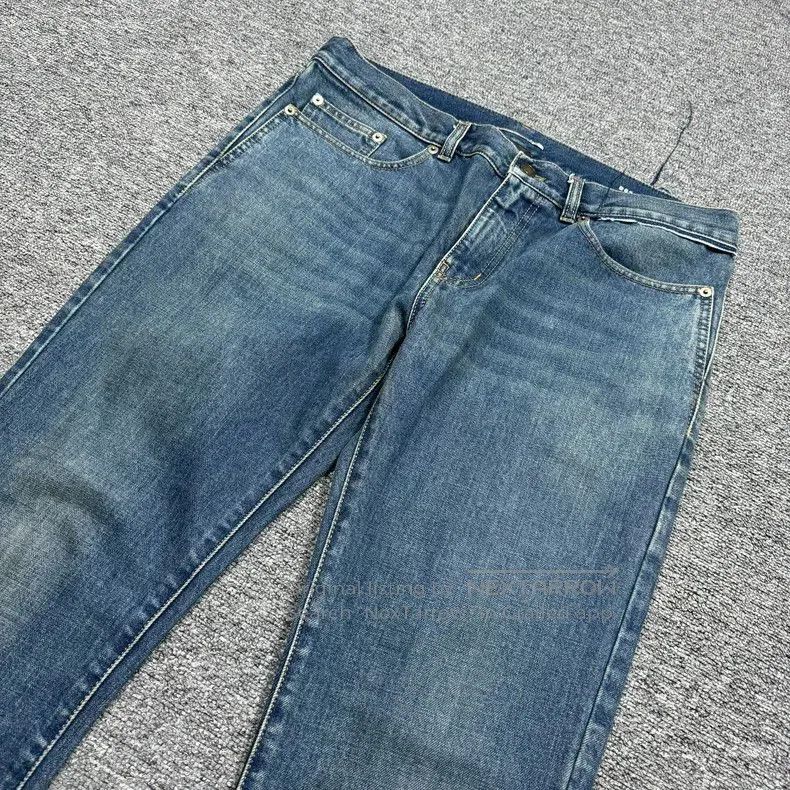 Saint Laurent Paris SLP YSL Asymmetric Pocket Washed Jeans. Size US 32 / EU 48 - 2 Thumbnail