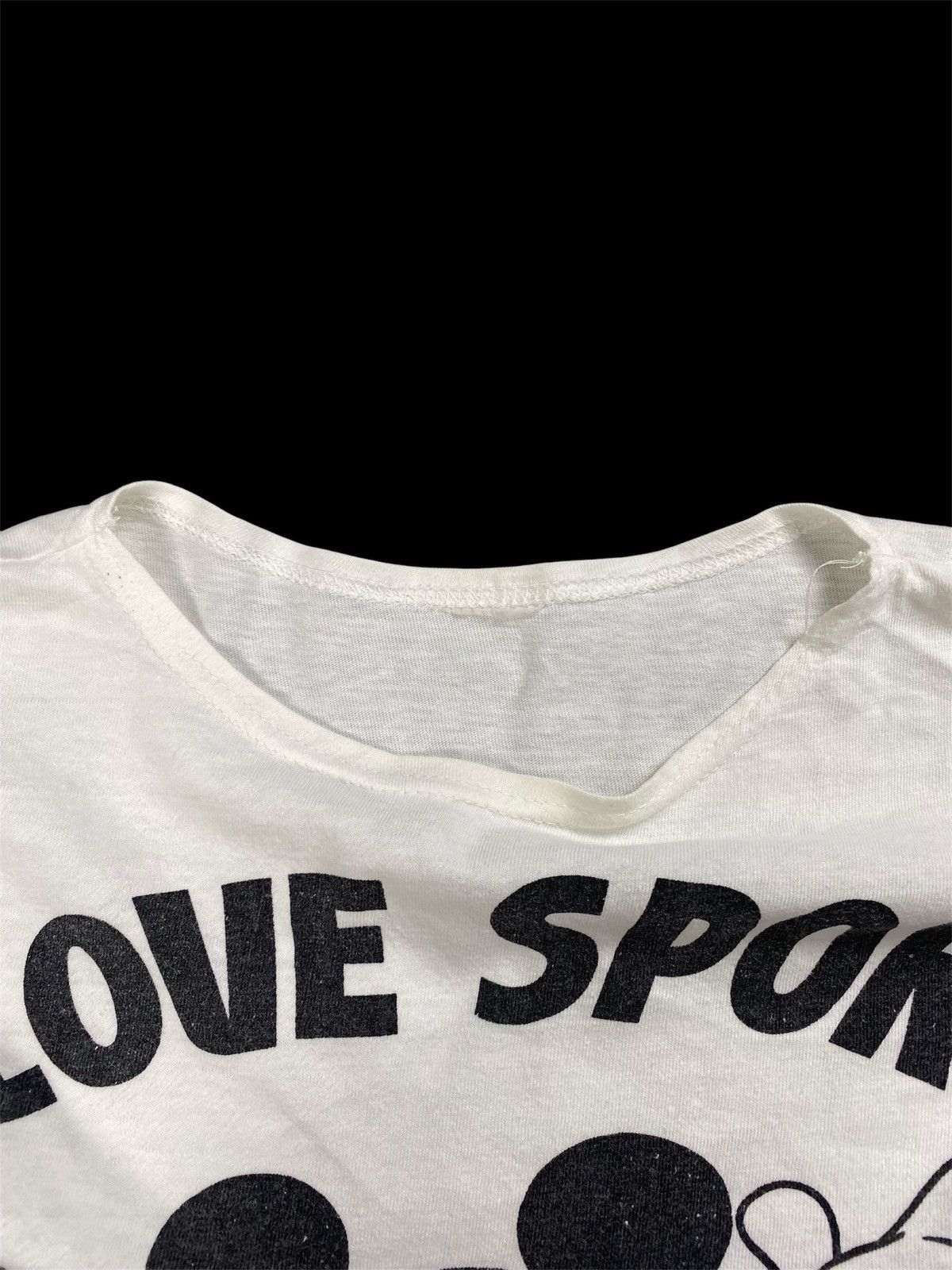 Vintage Vintage Mickey Mouse I Love Sports Sleeveless T-Shirt Size US XS / EU 42 / 0 - 11 Thumbnail