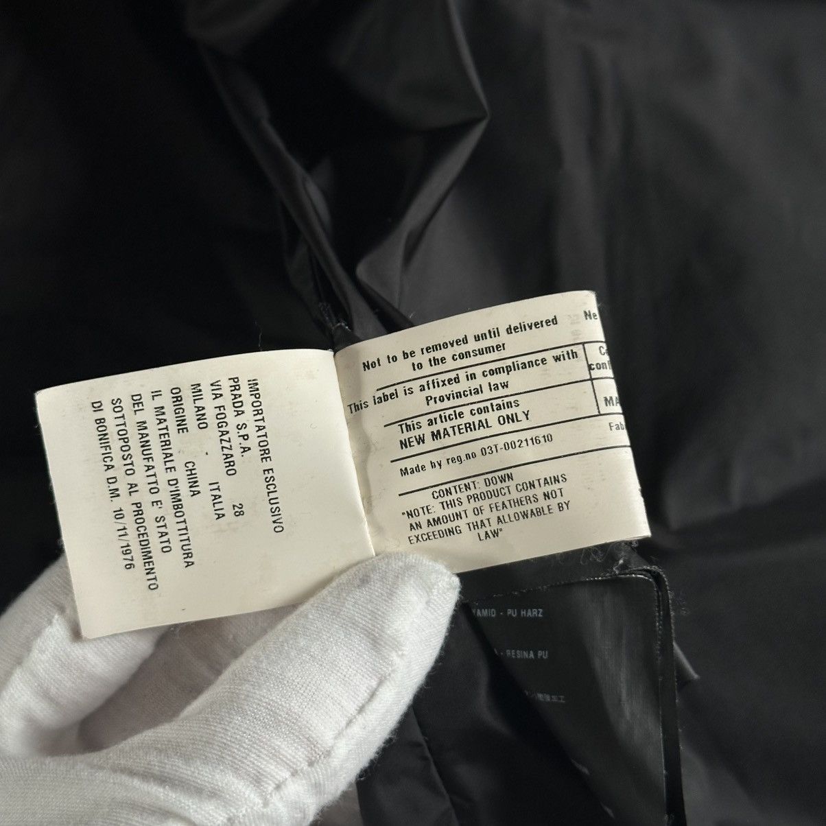 Prada Prada AW10 Nylon Puffer Down Jacket Size US M / EU 48-50 / 2 - 8 Thumbnail