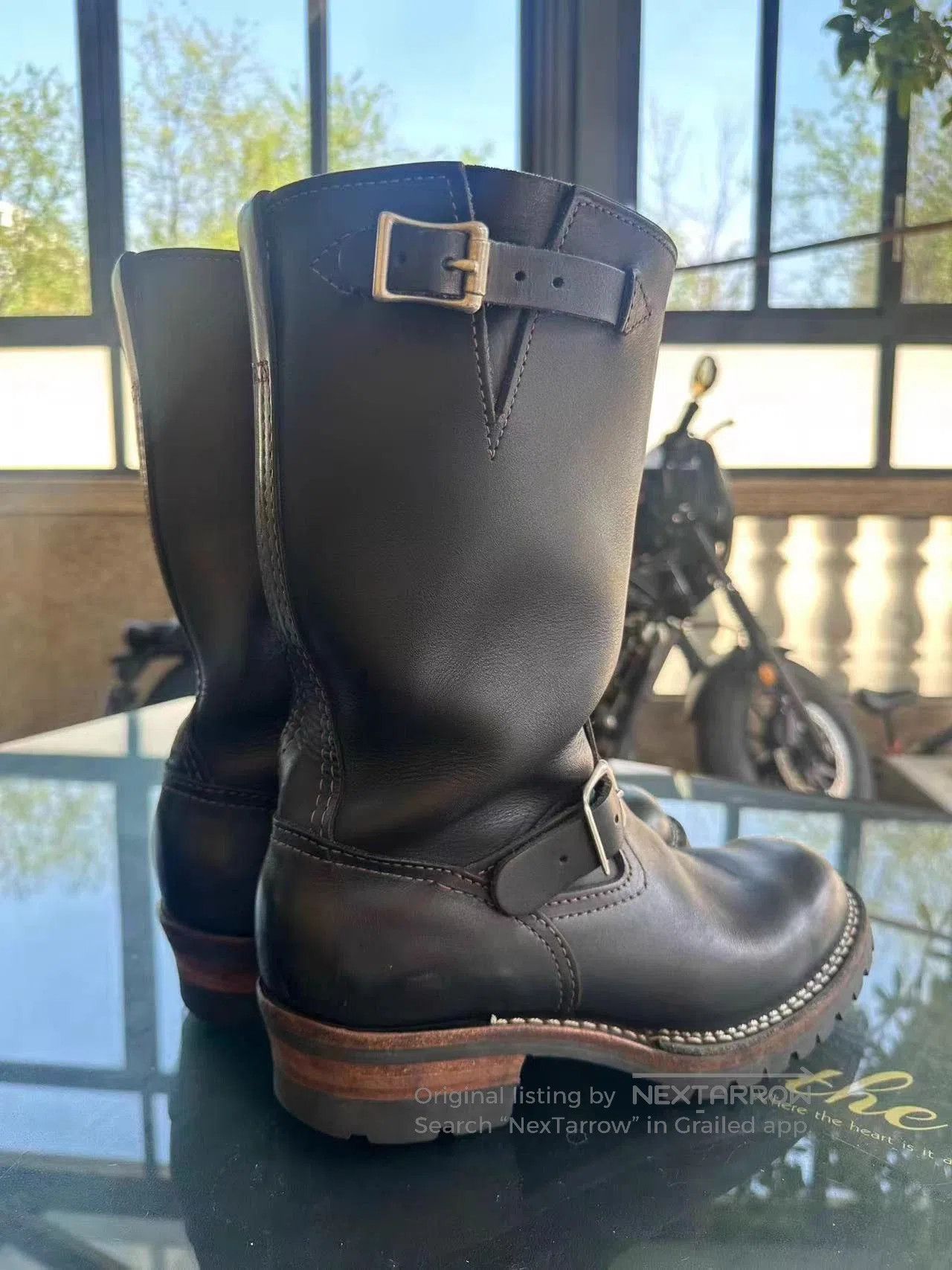 WESCO Brown Leather Buckle Boots Size 8.5. Size US 8.5 / EU 41-42 - 2 Thumbnail