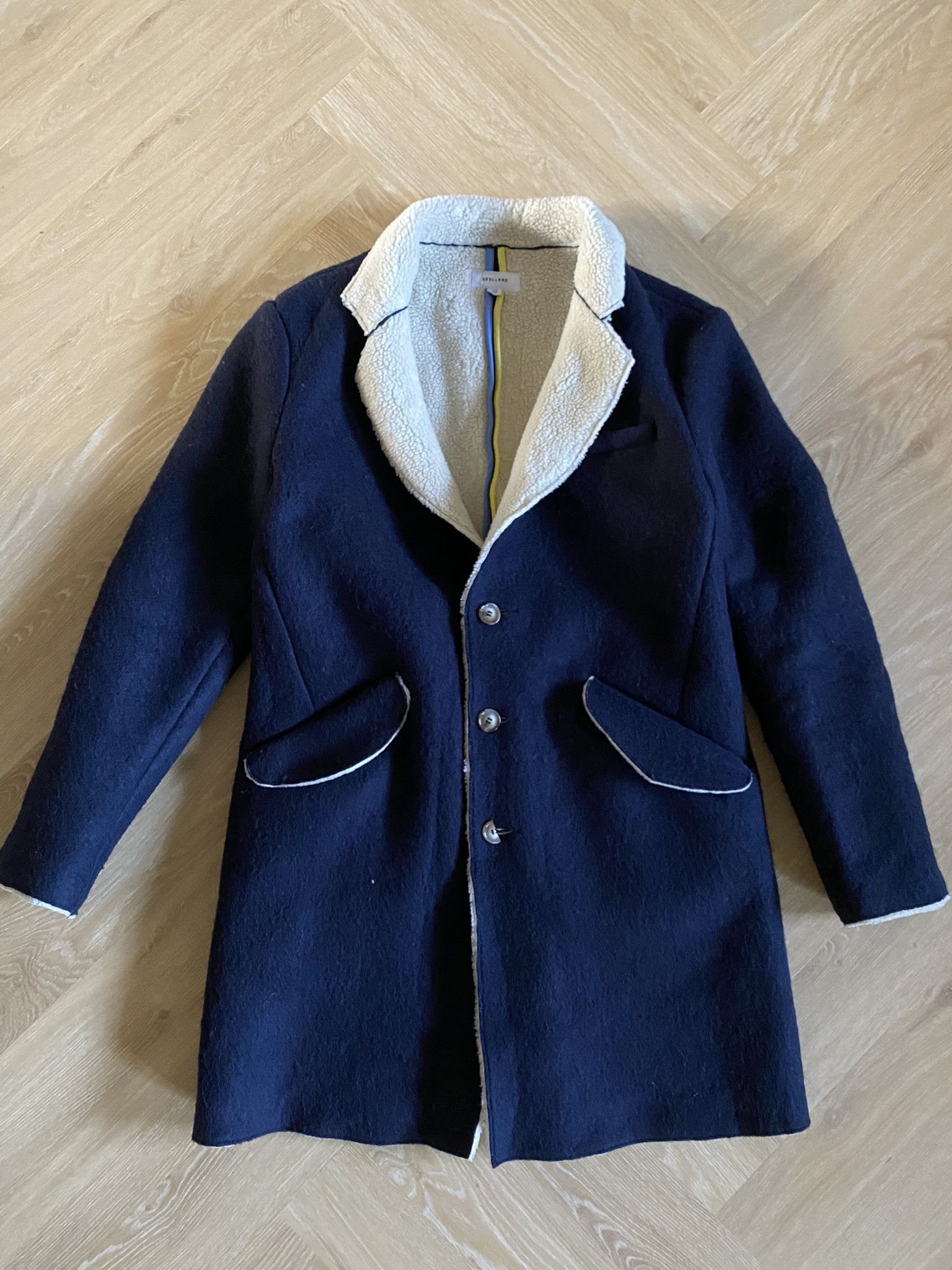 Undercover 48/M - Sherpa Wool Coat Size US M / EU 48-50 / 2 - 2 Thumbnail
