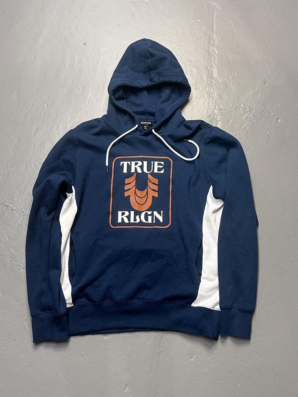 True Religion Navy True Religion hoodie with white accents Size US L / EU 52-54 / 3 - 1 Thumbnail