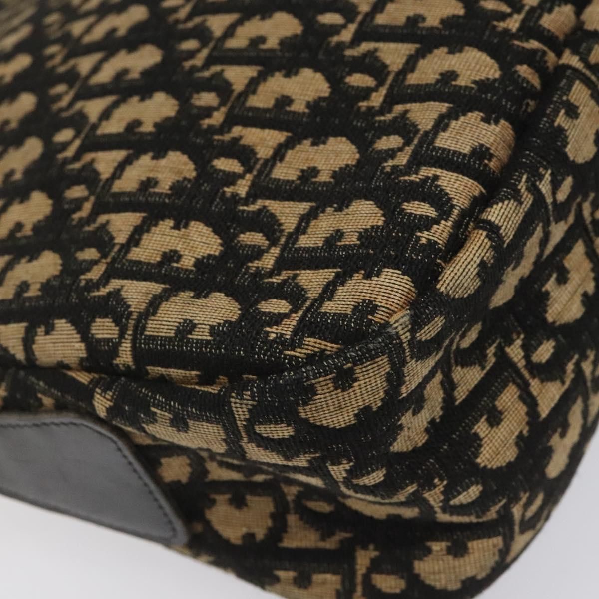 Dior DIOR Trotter Canvas Shoulder Bag Navy Gold Size ONE SIZE - 16 Thumbnail