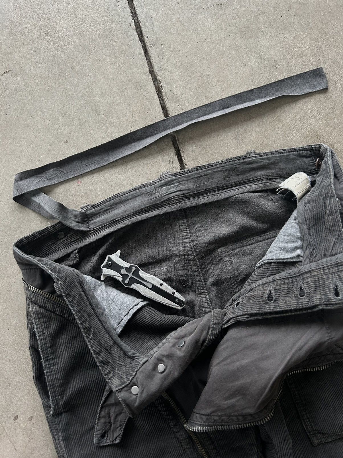 Rick Owens FW08 “Stag” double layer aircut pants Size US 30 / EU 46 - 8 Thumbnail