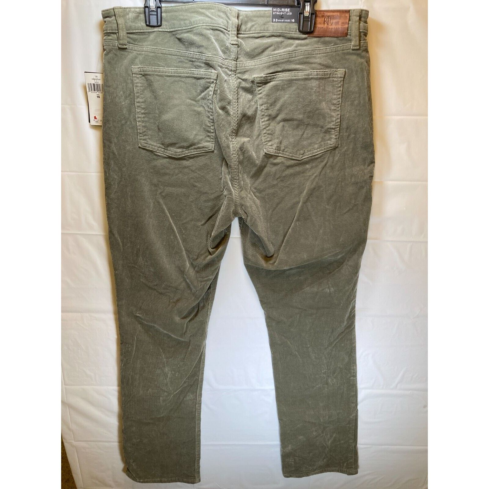 Lauren Ralph Lauren Ralph Lauren Women's Corduroy Mid-Rise Straight Pant Size 16 Size 38" / US 16 / IT 52 - 4 Thumbnail
