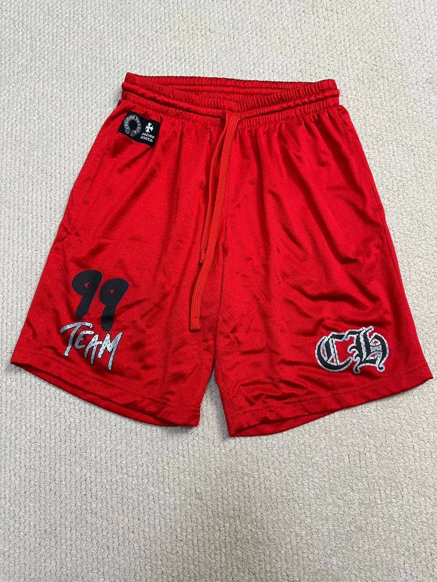 Chrome Hearts chrome hearts red mesh hockey shorts size small Size US 27 - 1 Thumbnail