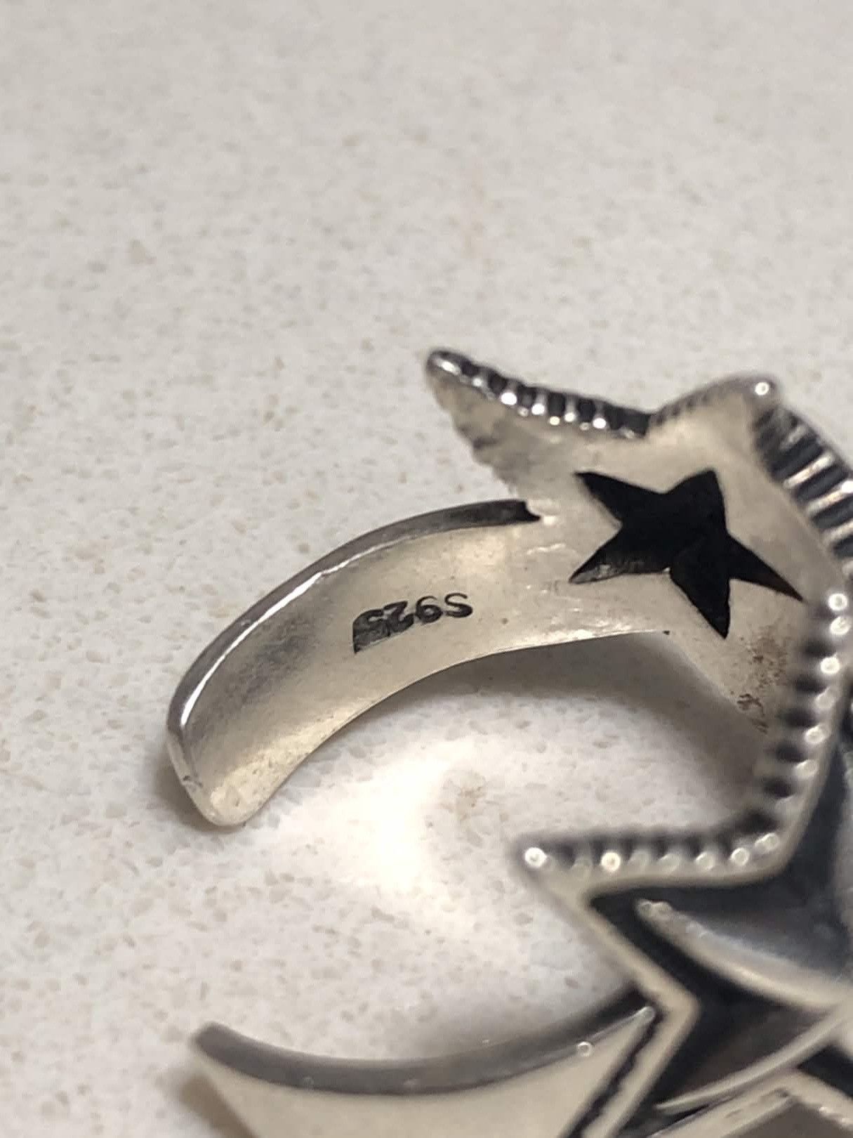 Vintage Triple star ring Size ONE SIZE - 4 Thumbnail