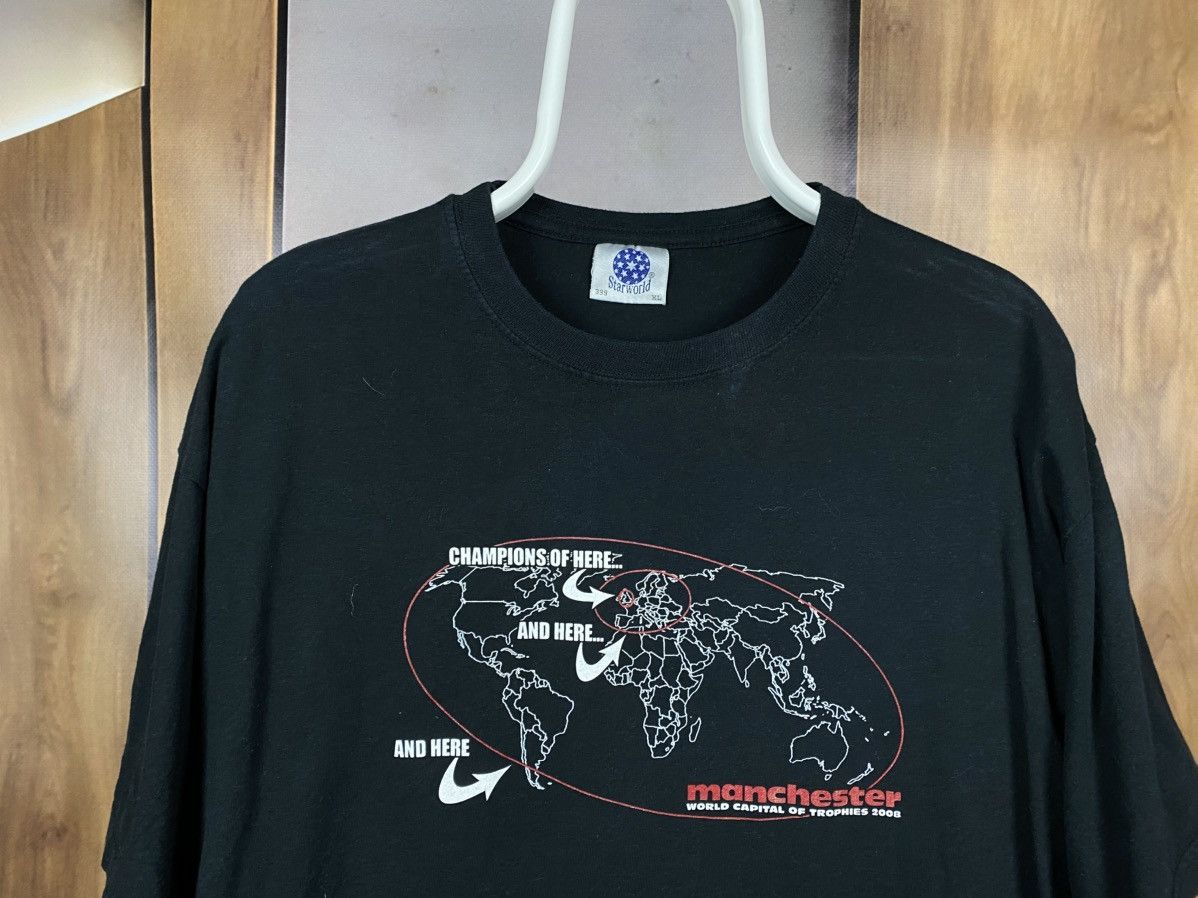 Vintage ⚽️Vintage T-Shirt Manchester United Champions Of Here Tee⚽️ Size US XL / EU 56 / 4 - 4 Thumbnail