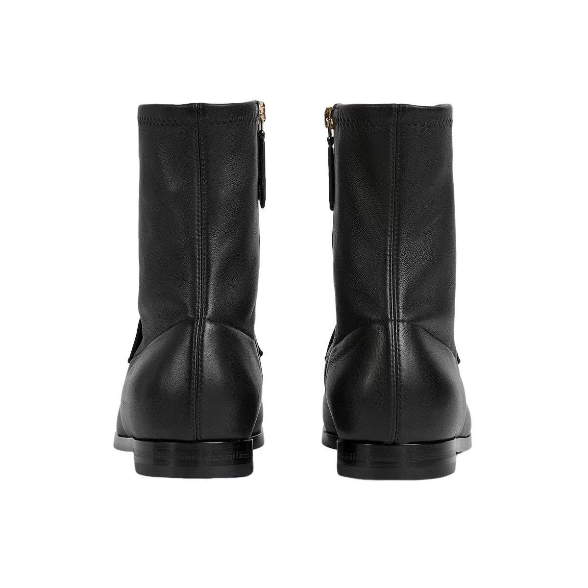 GUCCI Jordaan $1490 Women's Black Leather Ankle Boots New &