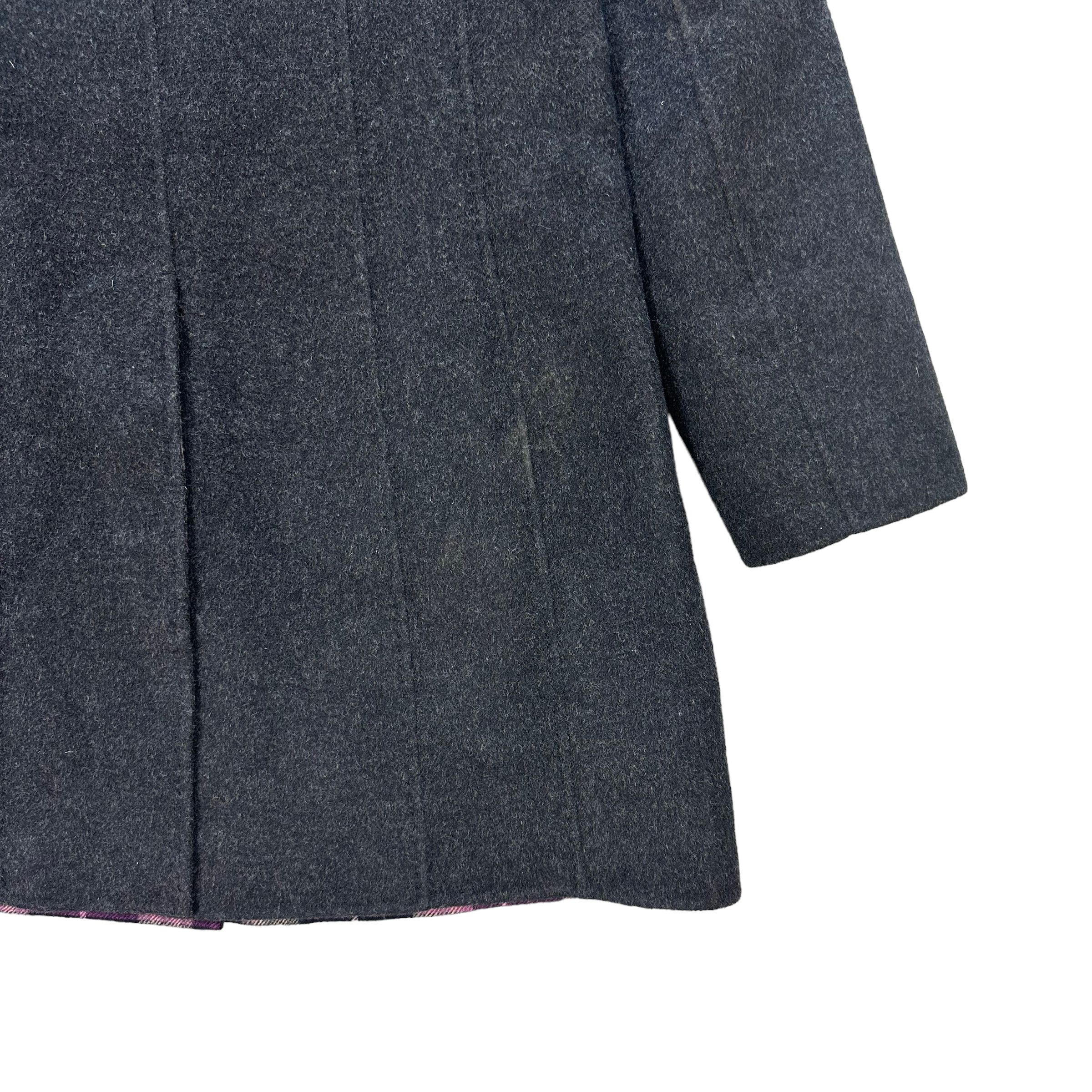 Burberry BURBERRY LONDON AW 2006 FUR NECK WOOL COAT #7666-162 Size S / US 4 / IT 40 - 17 Thumbnail