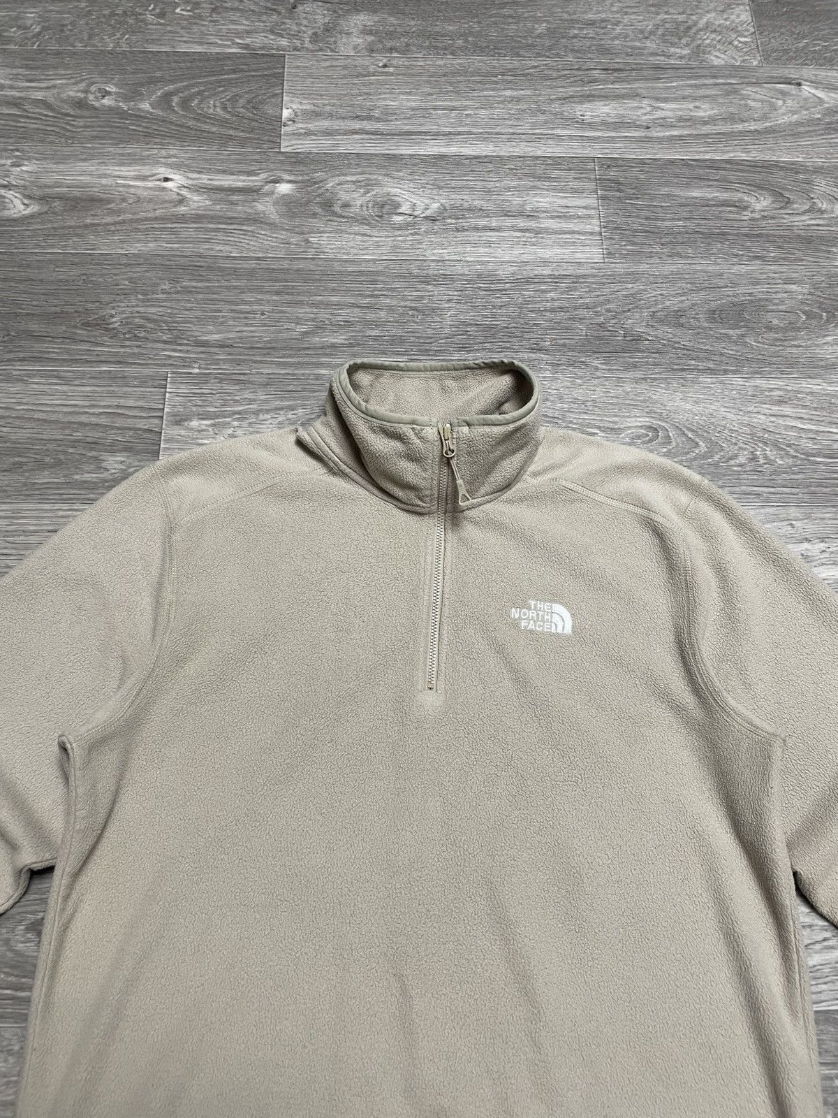 The North Face The North Face Beige Full Zip Fleece Size M Mens Size US M / EU 48-50 / 2 - 2 Thumbnail