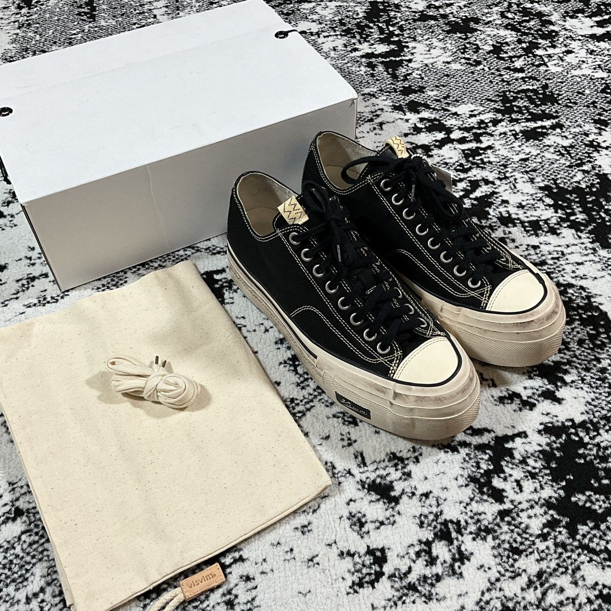 Visvim VISVIM SKAGWAY LO G.PATTEN 0122201001003 Size US 10 / EU 43 - 6 Thumbnail
