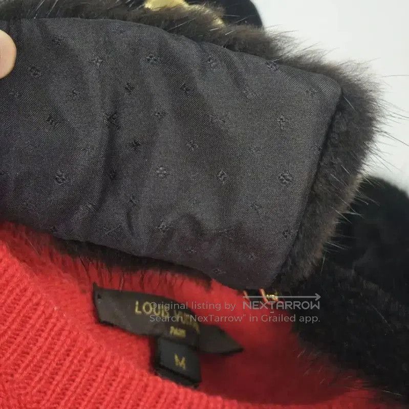 Louis Vuitton Louis Vuitton Red Short Sleeve Knit Sweater . Size M / US 6-8 / IT 42-44 - 6 Thumbnail