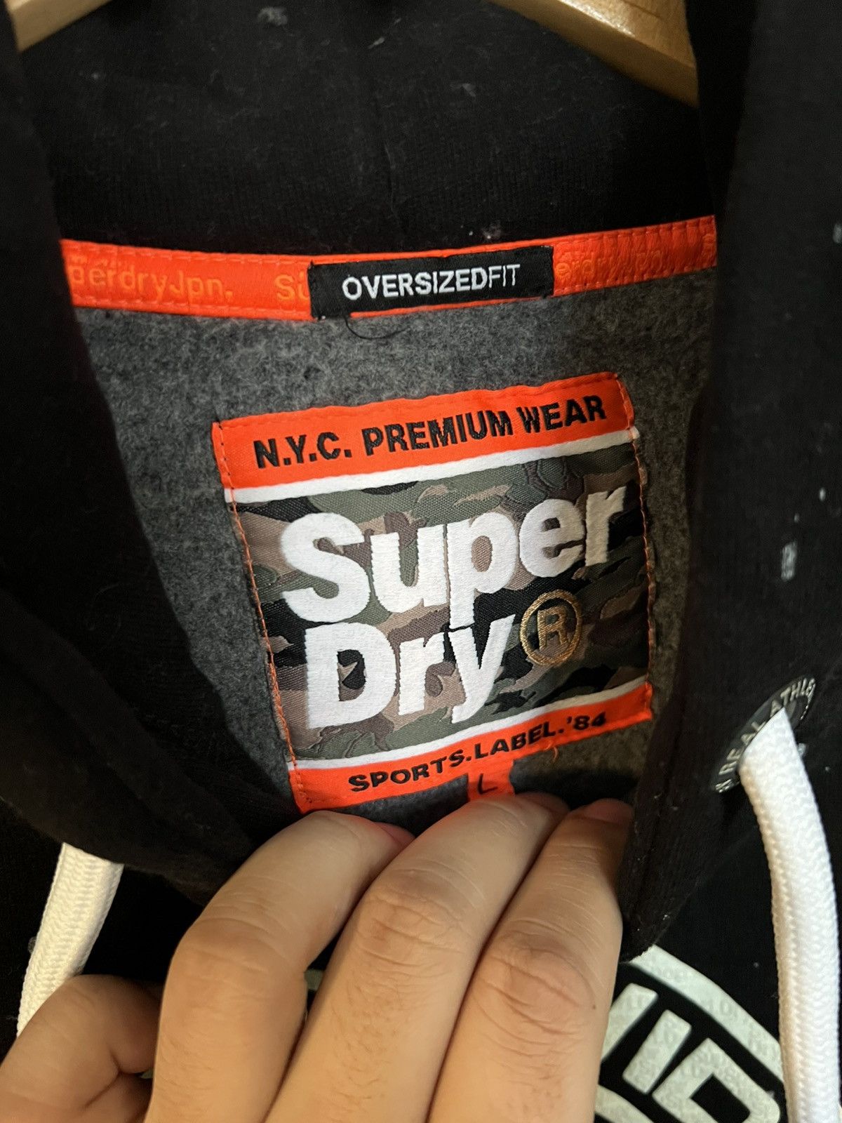 Superdry Superdry World Wide Ticket Type Hoodie Size US L / EU 52-54 / 3 - 5 Thumbnail