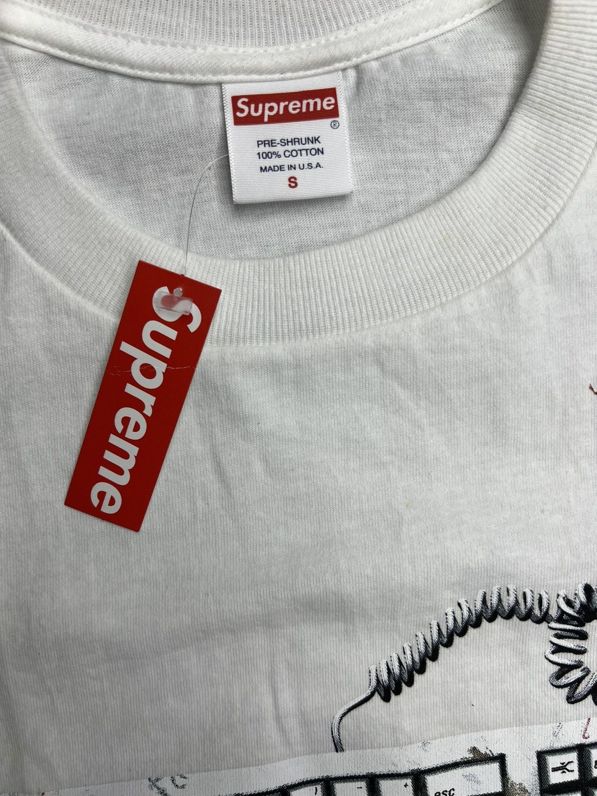 Supreme Supreme Keyboard T-Shirt Size US S / EU 44-46 / 1 - 3 Thumbnail