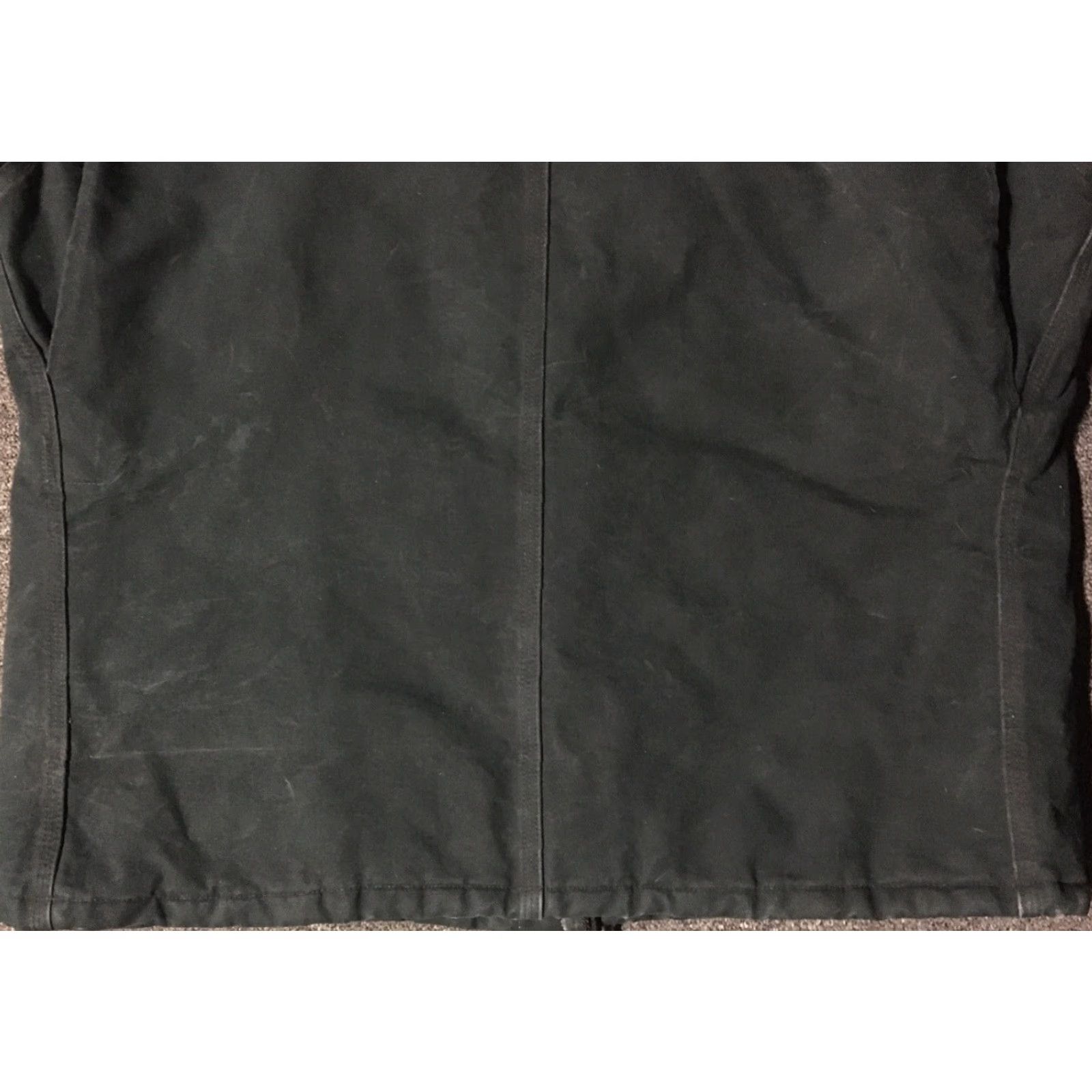 Carhartt VINTAGE Carhartt Chore Jacket 48 XXL Black Quilt Lined Distressed 90s 80s Grunge Biker Motorcycle Jacket Mens Carhartt Ridge Size US M / EU 48-50 / 2 - 6 Thumbnail