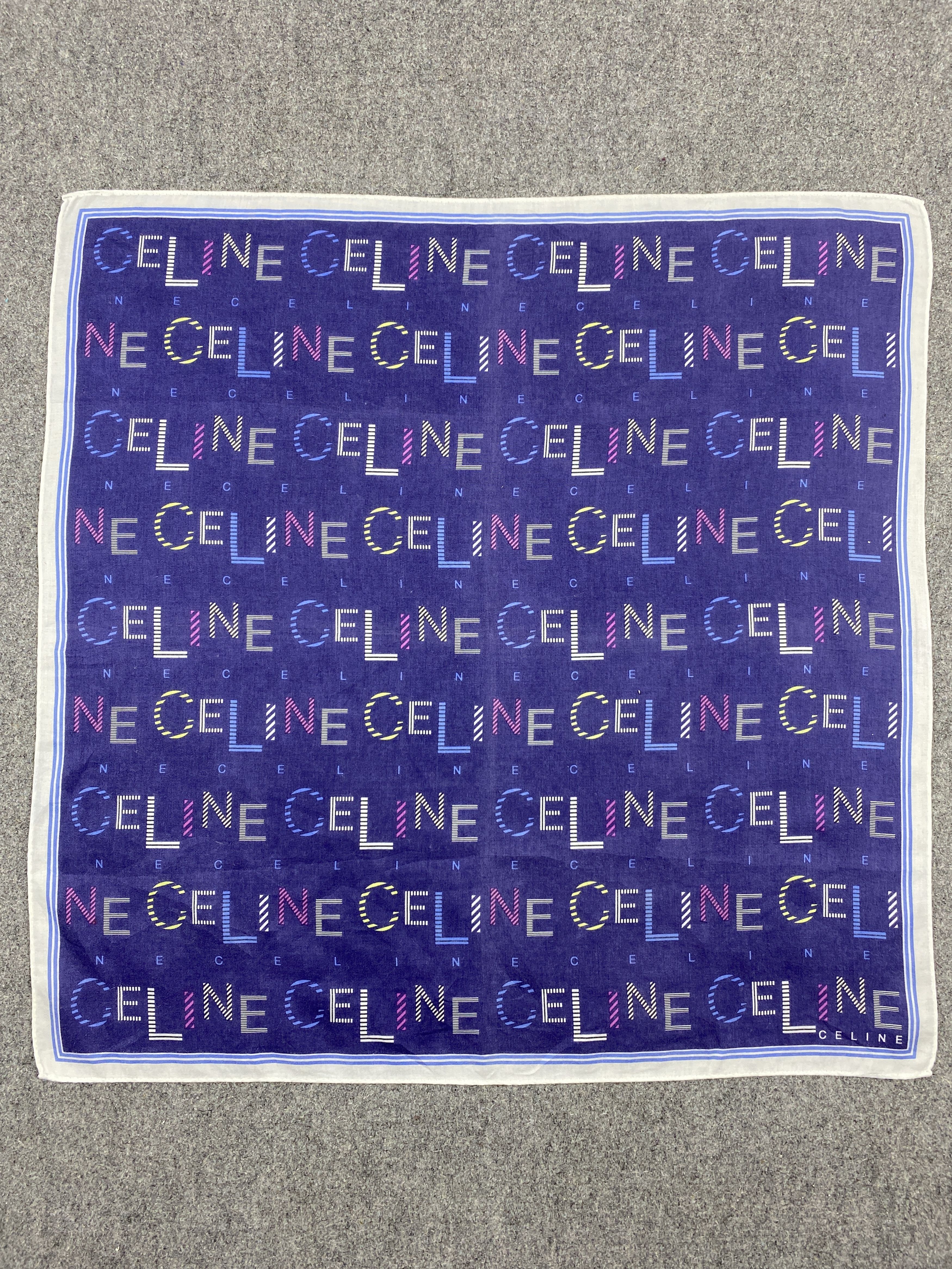 Celine Vintage Celine Handkerchief / Neckerchief HKC1139 Size ONE SIZE - 4 Thumbnail