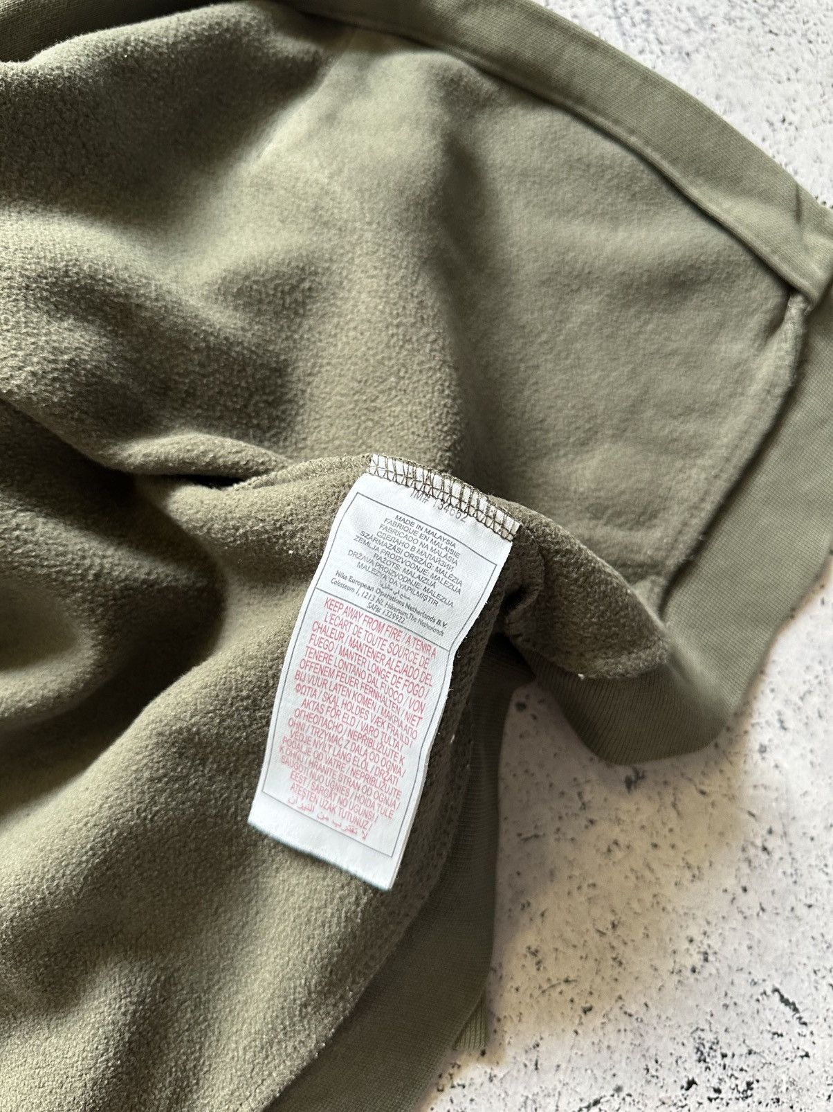 Nike × Vintage Vintage Nike Zip Hoodie Khaki Mini Logo Y2K USA Size US S / EU 44-46 / 1 - 6 Thumbnail