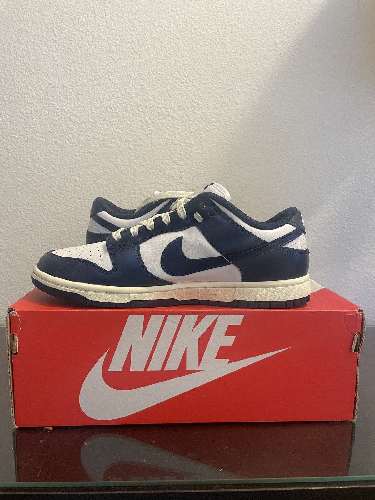 Nike × Vintage Nike Dunk Low PRM (Vintage Navy) Size US 10 / IT 40 - 8 Thumbnail