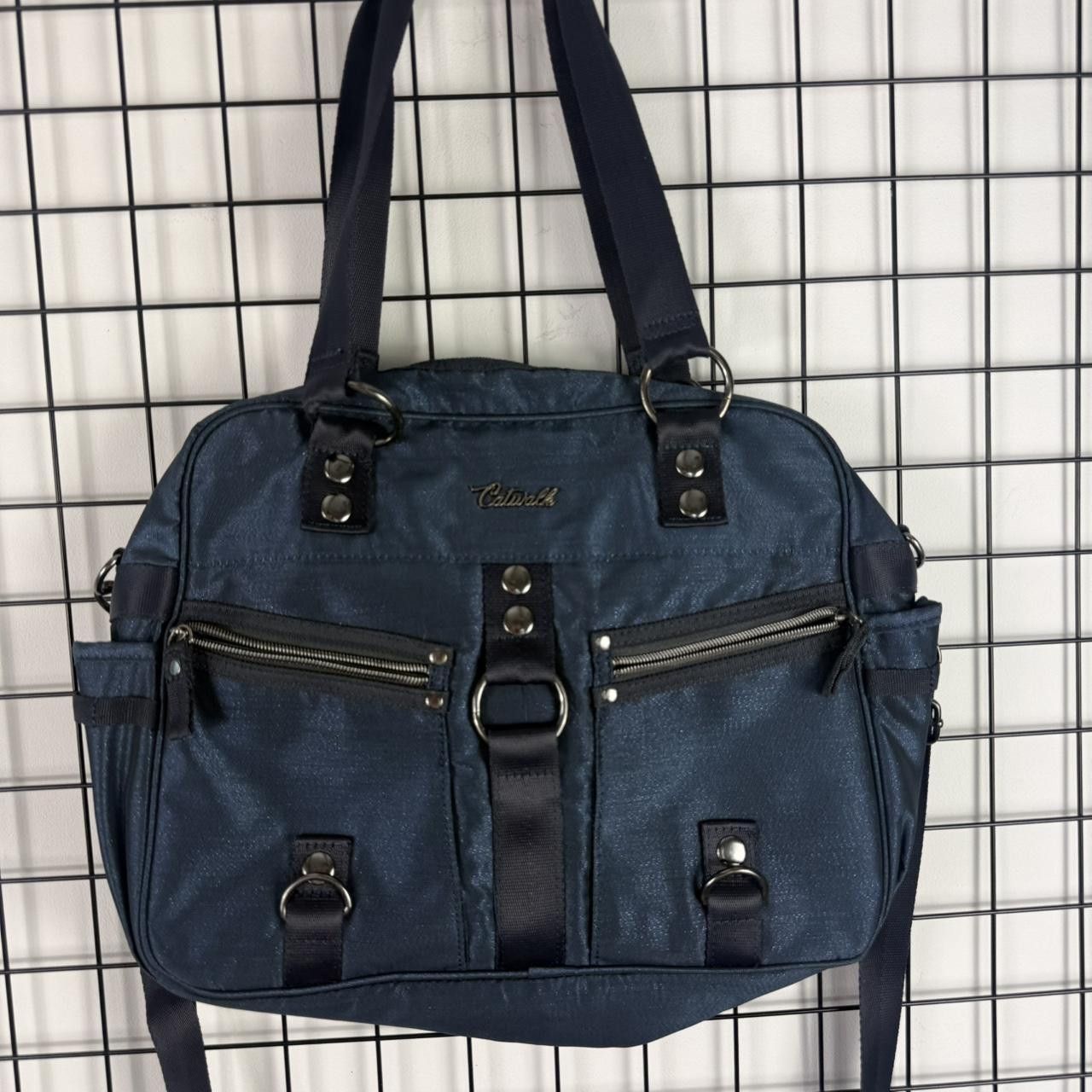 Vintage Catwalk 2000s Bag Affilaction Vintage Blue Shiny Size ONE SIZE - 3 Thumbnail