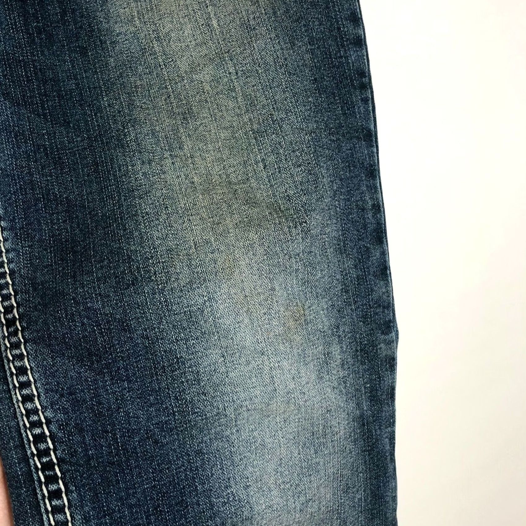 Vintage Silver Suki Mid Boot Jeans Womens 29 Stretch Denim Blue Bootcut Cotton Blend Regular Inseam 29" 29W 29L Activated 90s? Size 29" - 3 Thumbnail