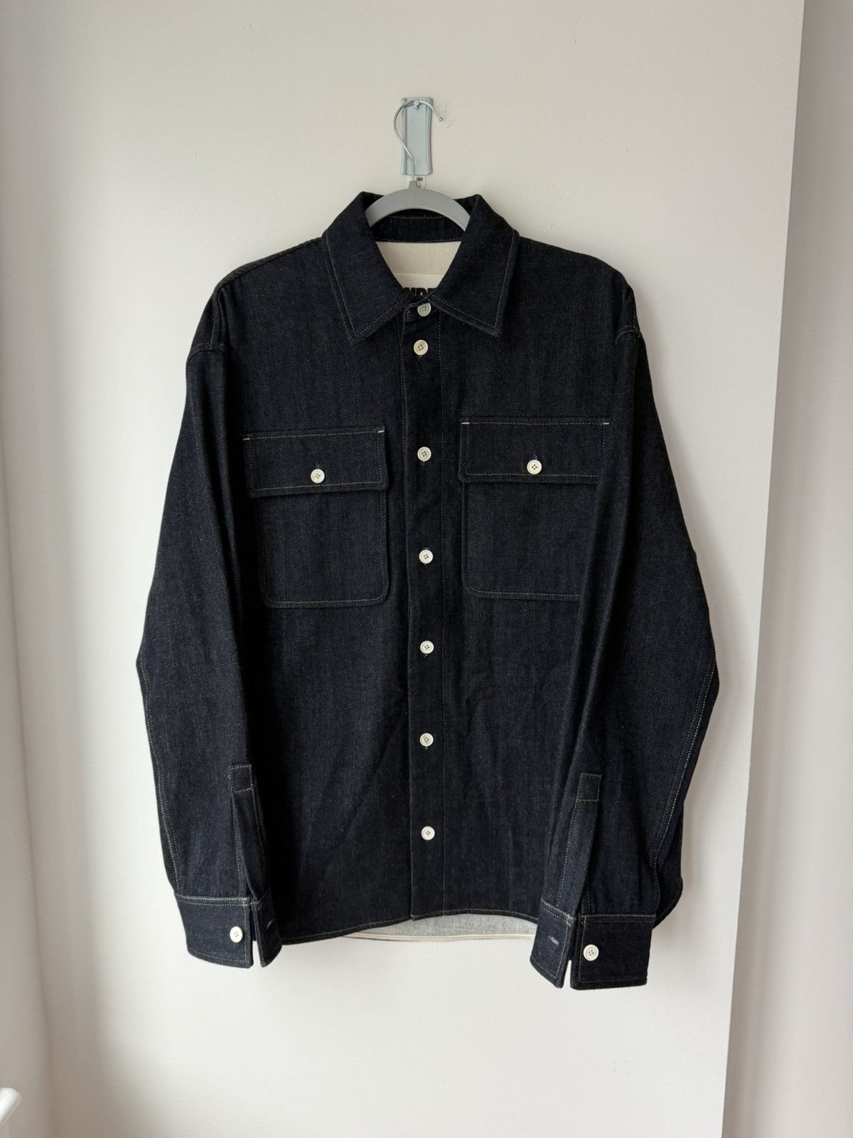Jil Sander Jil Sander Selvedge Denim Overshirt Size US M / EU 48-50 / 2 - 1 Thumbnail