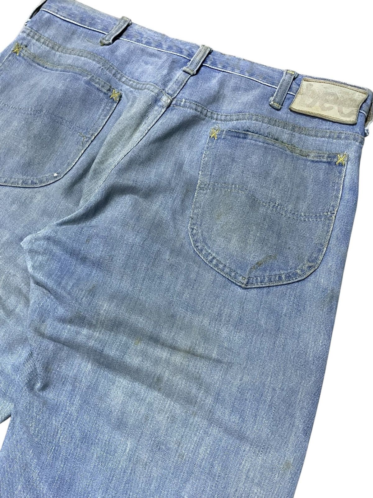 Lee × Vintage Vintage 60s 70s Lee Riders Muddy Jeans Size US 32 / EU 48 - 16 Thumbnail