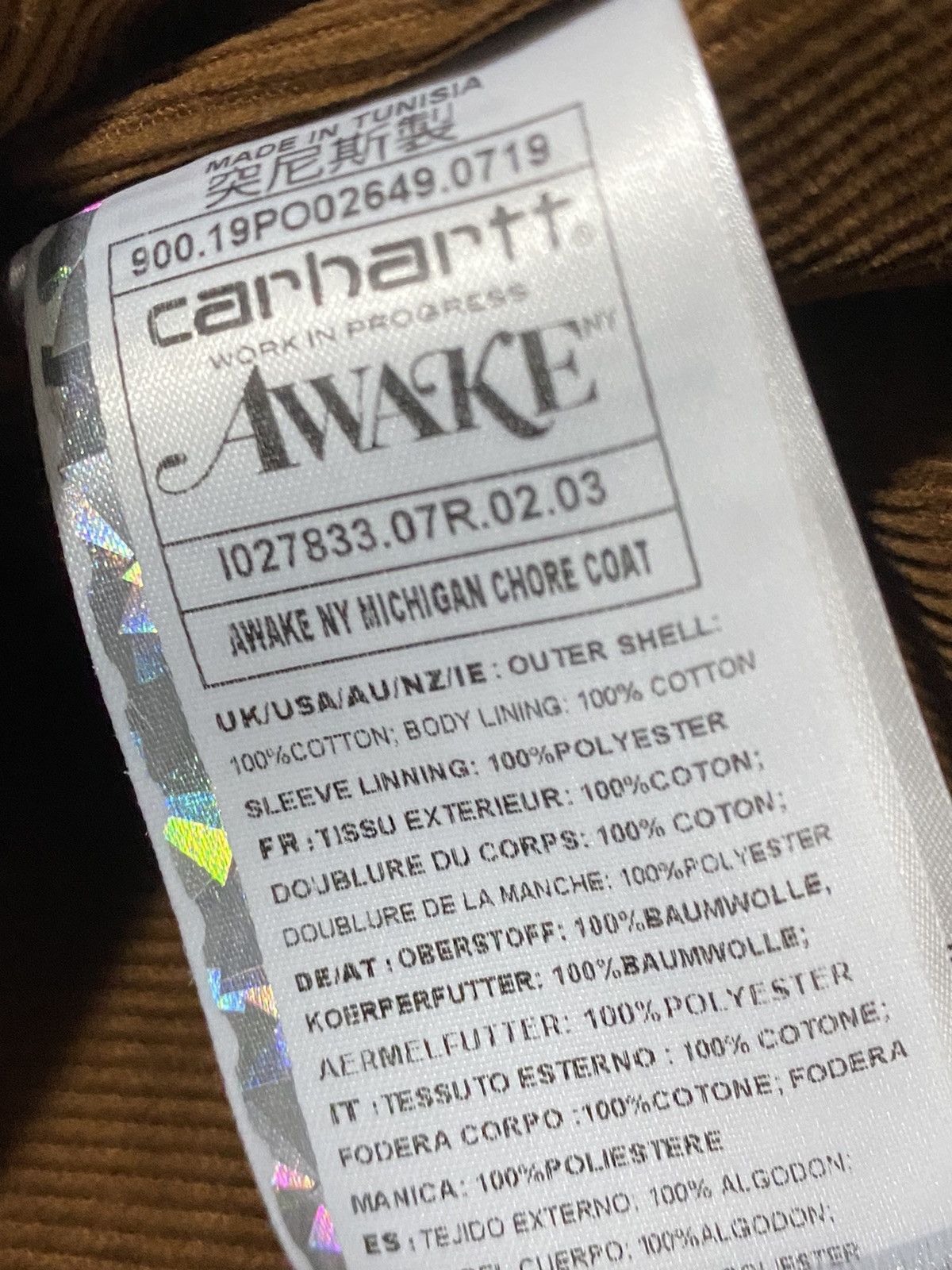 Carhartt Wip Carhartt Wip x Awake NY Michigan Chore Coat Jacket, XL, new Size US XL / EU 56 / 4 - 15 Thumbnail
