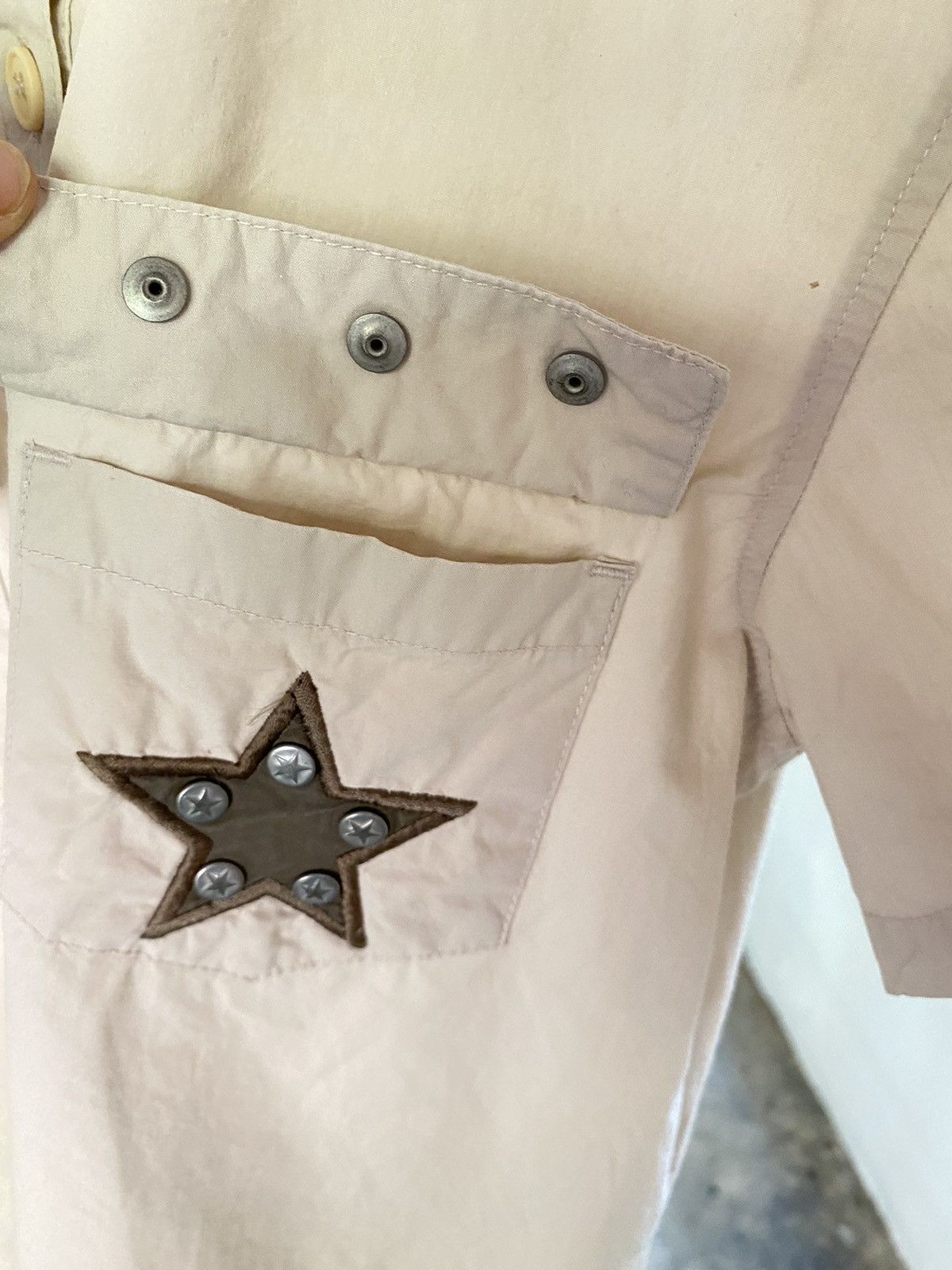 Designer јоку *gal Stellar Pocket Beige Shirt Size M / US 6-8 / IT 42-44 - 12 Thumbnail
