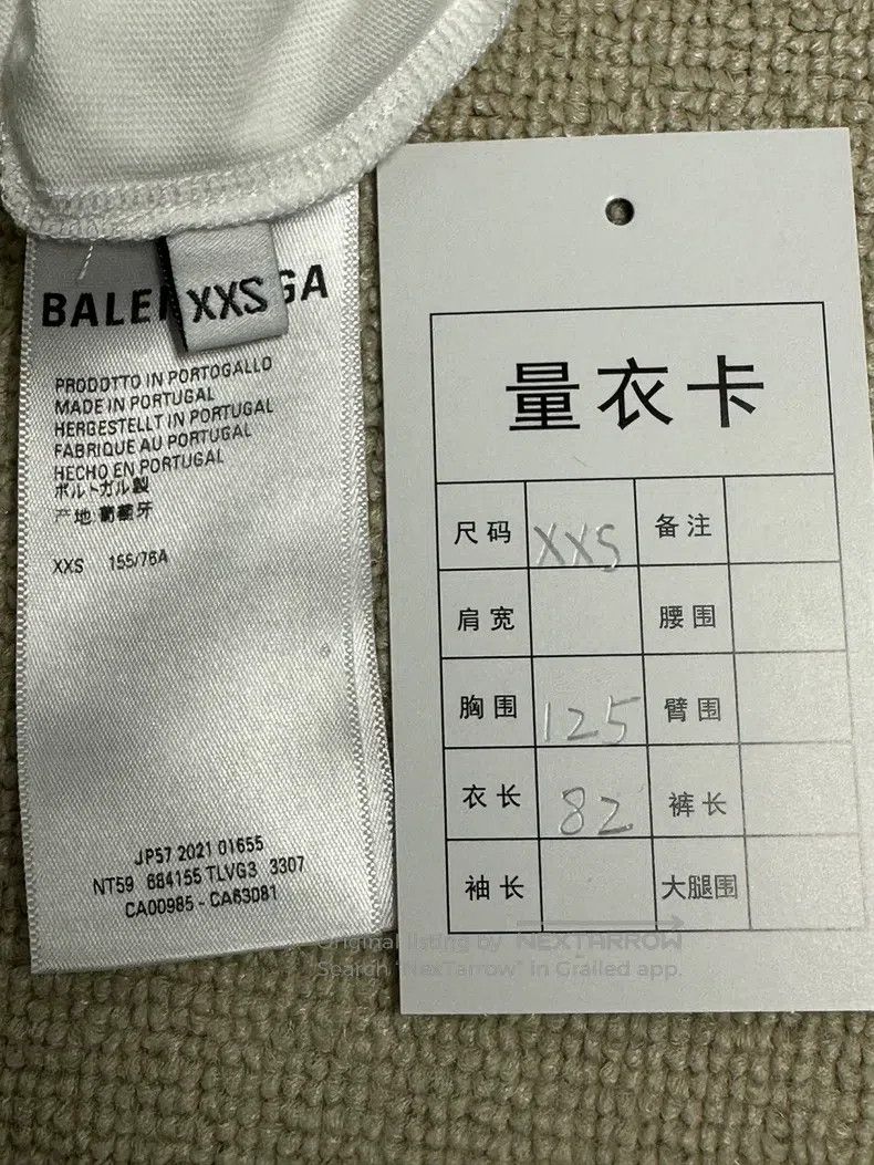 Balenciaga Balenciaga Letter Print Round Neck Casual Short Sleeve Size US XXS / EU 40 - 5 Thumbnail