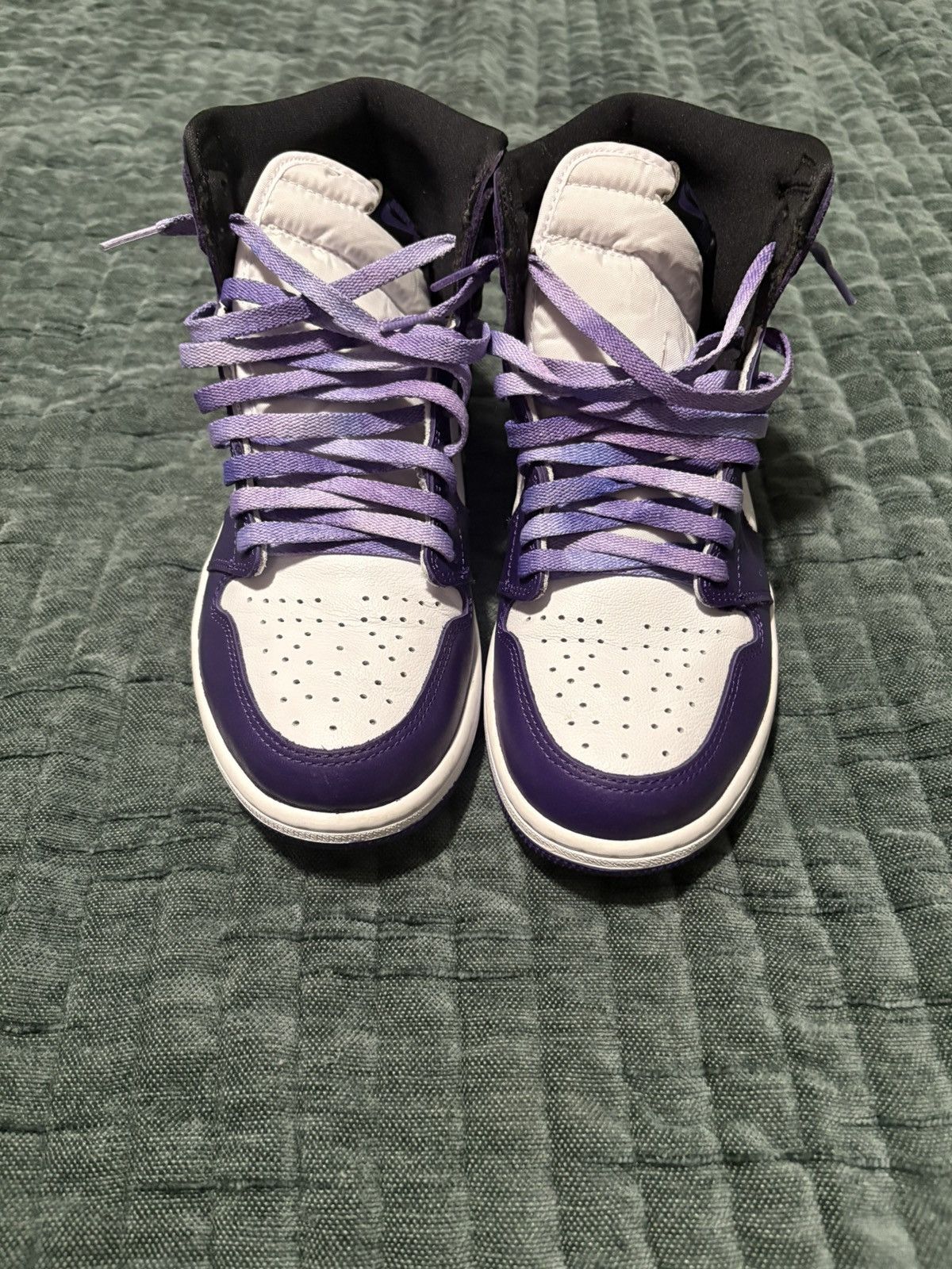 Jordan Brand Air Jordan 1 Court Purple 2.0 Size US 10 / EU 43 - 3 Thumbnail