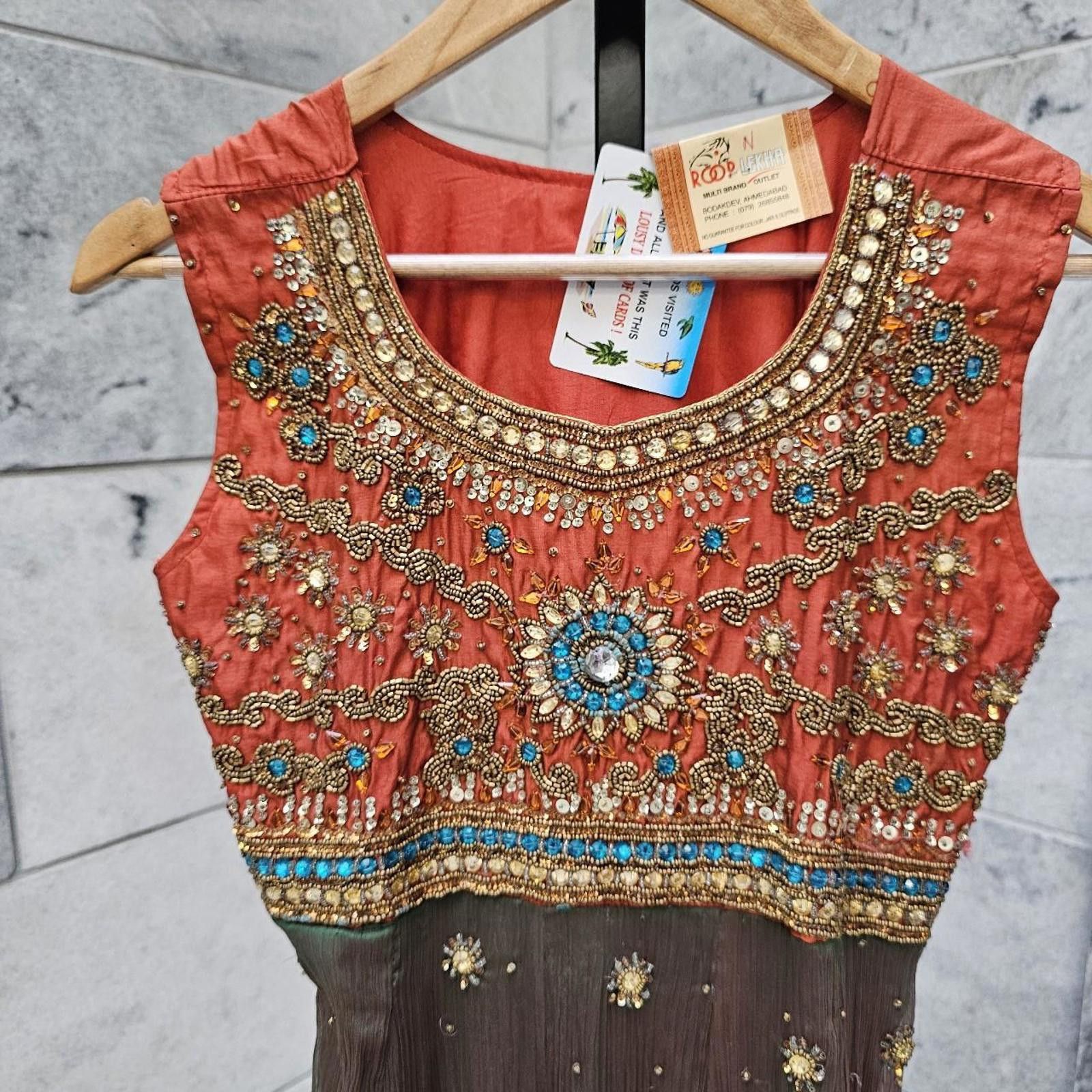 Other Women's Multicolored Beaded and Embroidered Kurta Dress Size M / US 6-8 / IT 42-44 - 3 Thumbnail