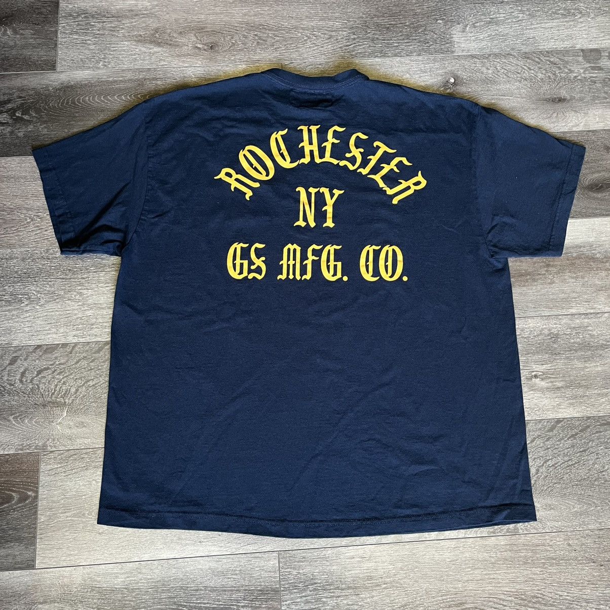 Vintage Vintage Style Golden Supply & Mfg Co. Rochester NY Logo Tee Size US XXL / EU 58 / 5 - 1 Thumbnail