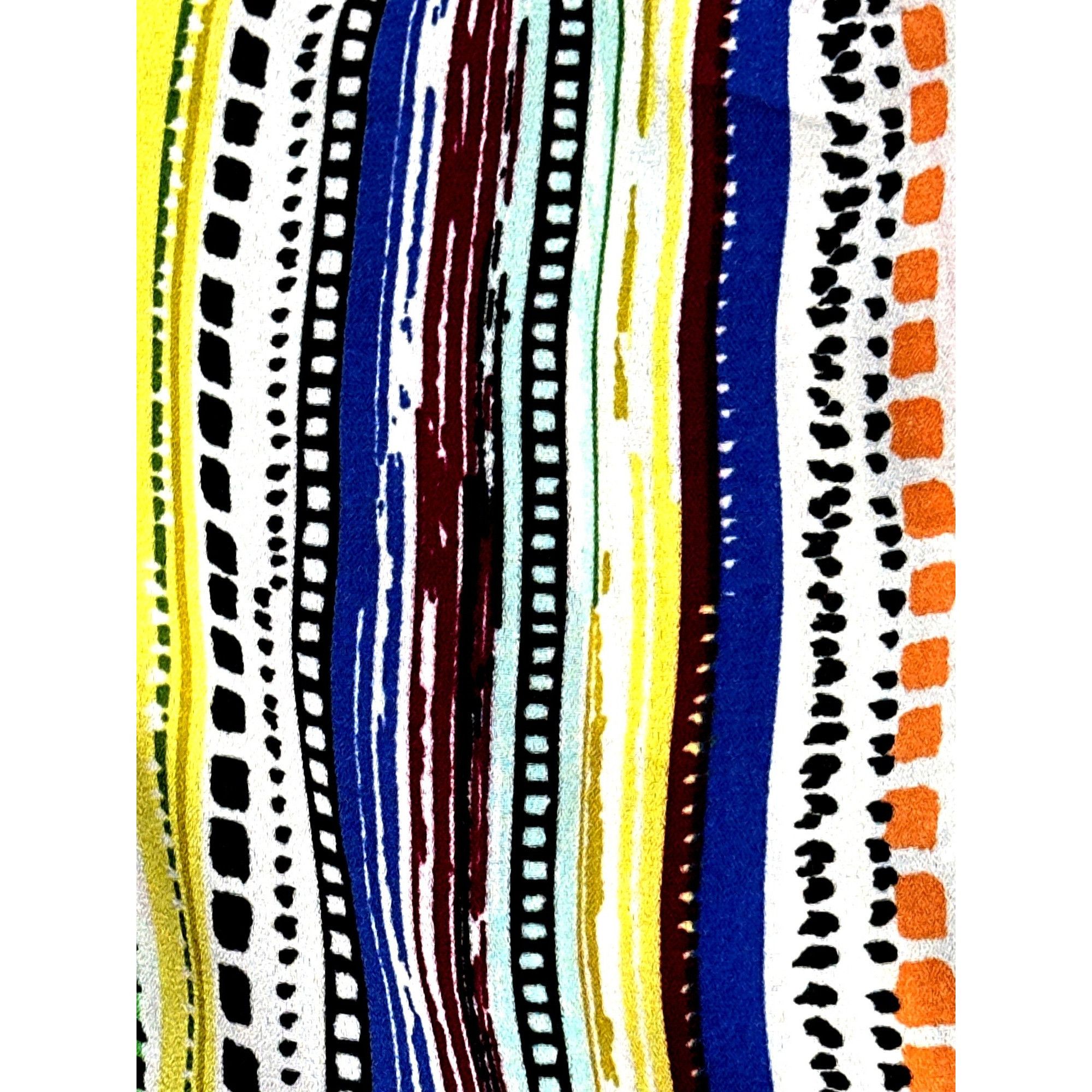 Other Melissa Paige L Multi Color Stripe Shirt Dress Tunic Collar Size L / US 10 / IT 46 - 11 Thumbnail