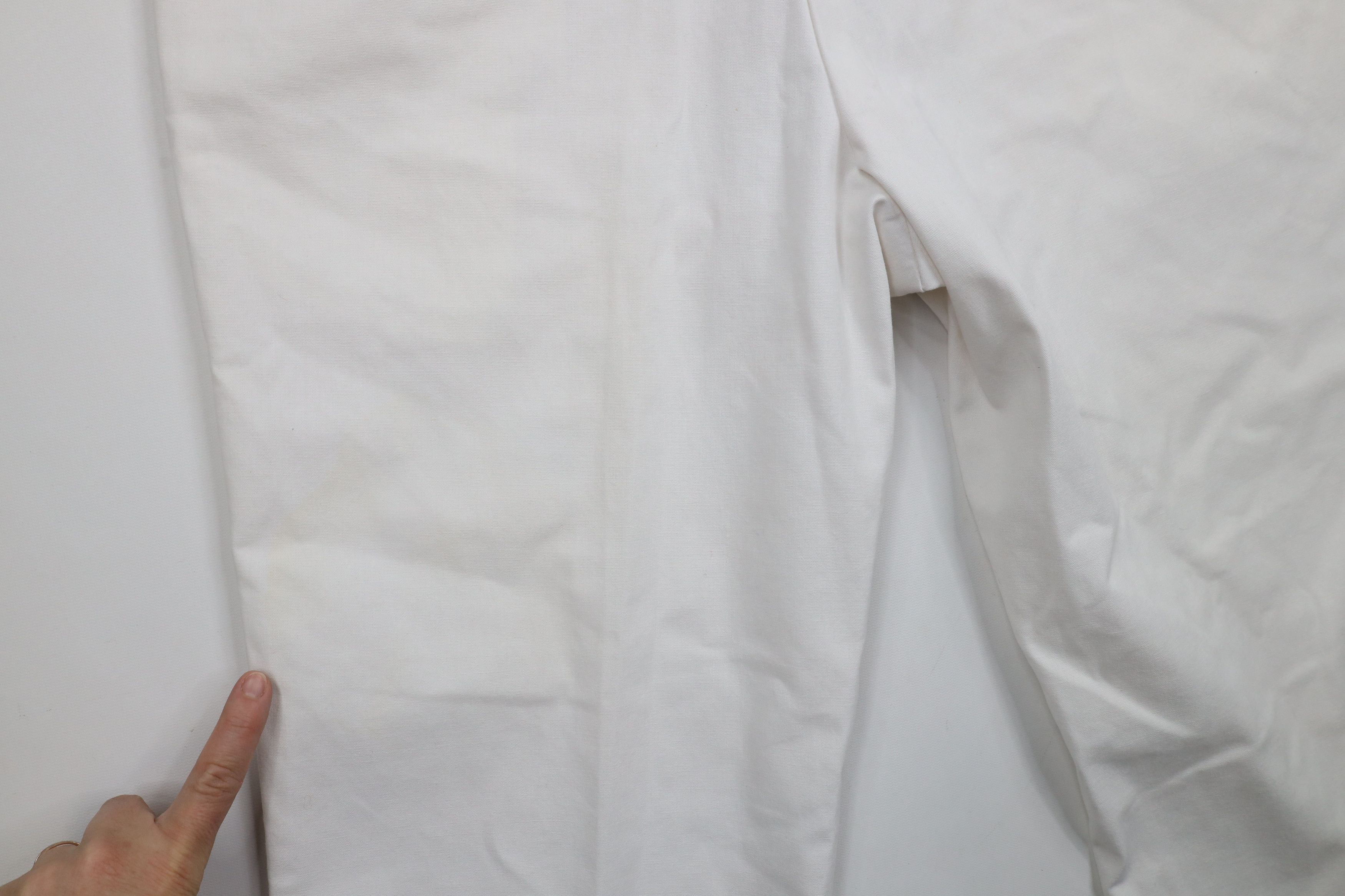 Vintage Vintage 70s Streetwear Bell Bottoms Painter Pants White USA Size US 38 / EU 54 - 15 Thumbnail