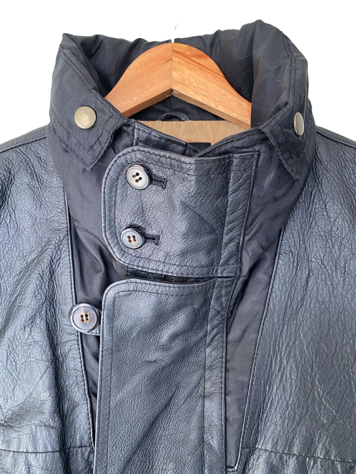 Grassroots California × If Only Was True × Vintage Vintage GRASS ROOST Leather Nylon Jacket Size US M / EU 48-50 / 2 - 9 Thumbnail