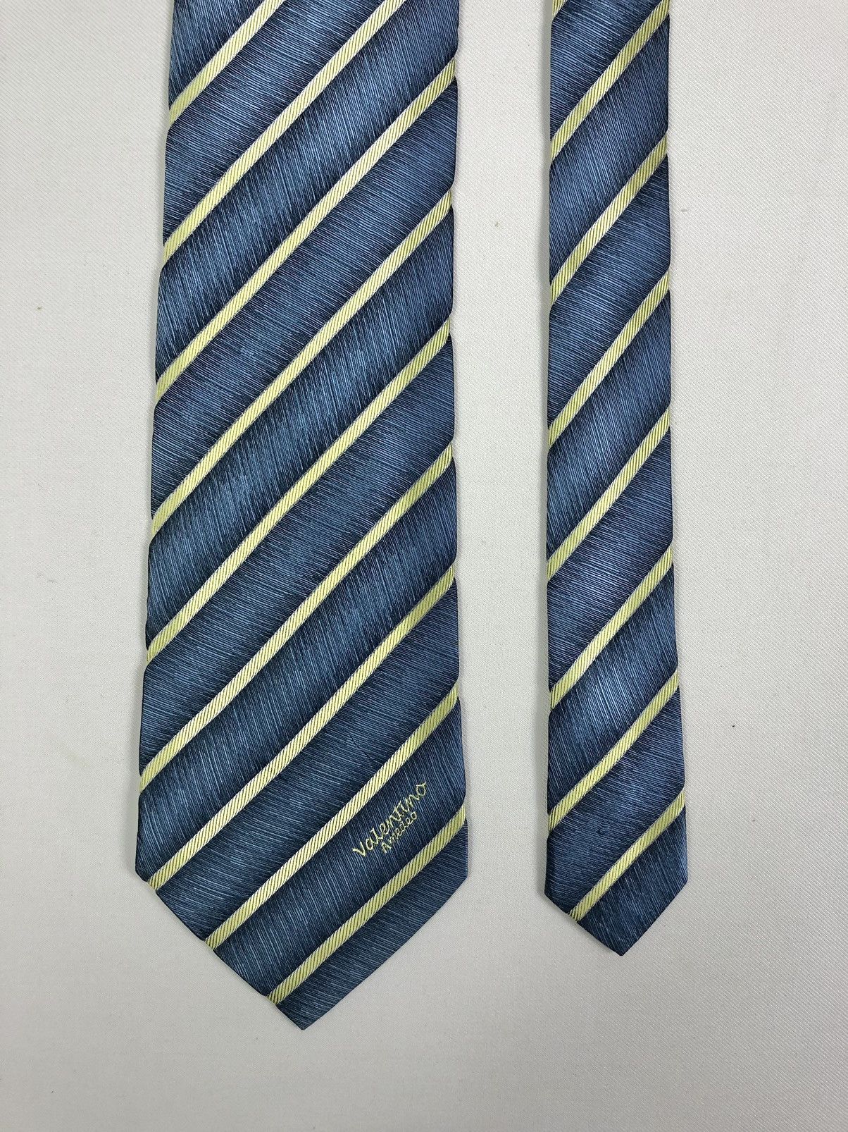 Valentino Rare Vintage Valentino Stripes Silk Tie Size ONE SIZE - 3 Thumbnail