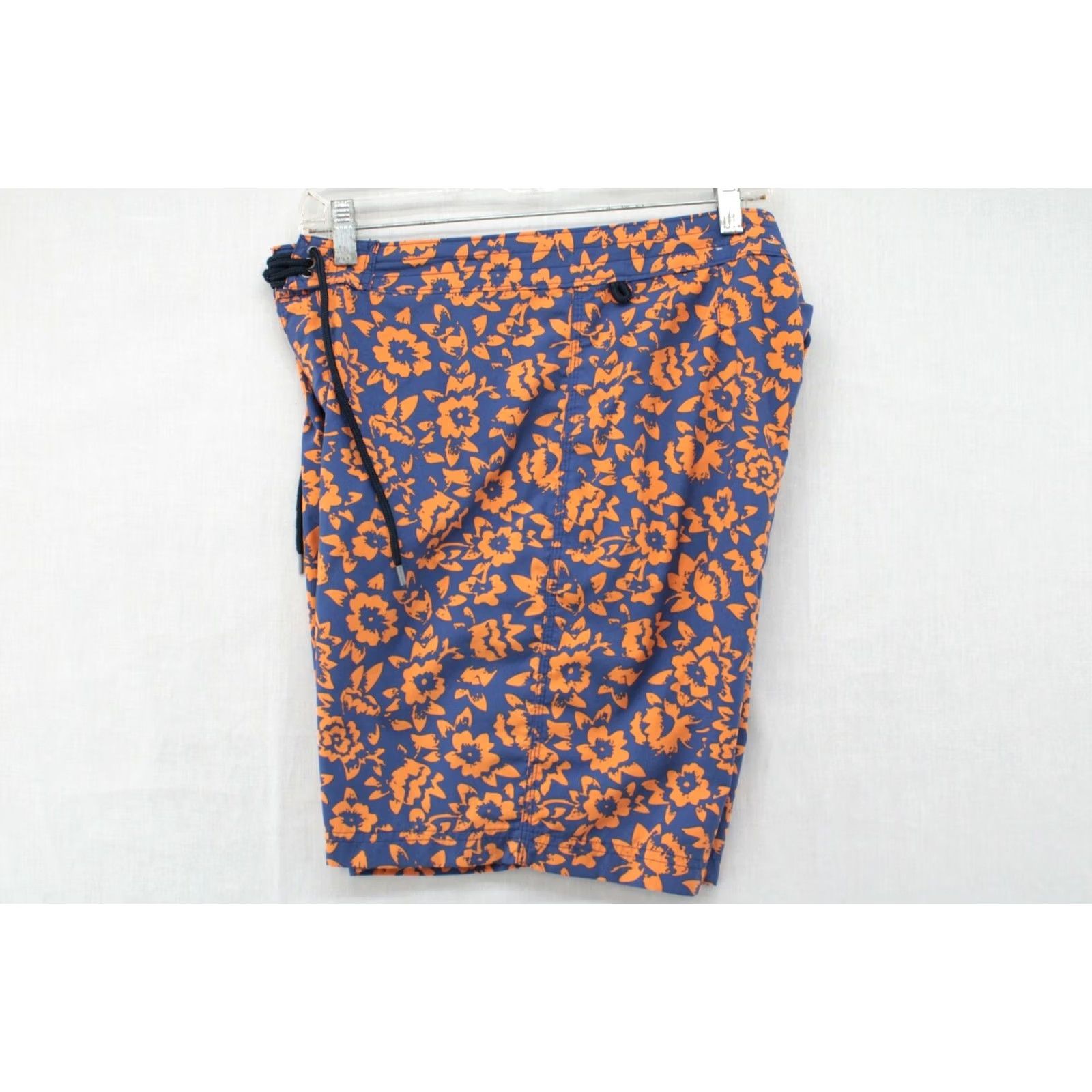 Brooks Brothers Brooks Brothers Red Fleece Board Shorts Mens 34 Blue Orange Floral Swim Trunks Size US 34 / EU 50 - 6 Thumbnail