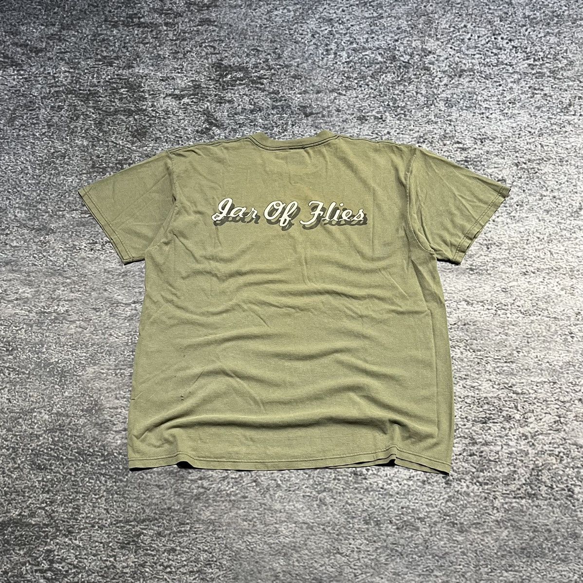 Vintage VINTAGE 90s ALICE IN CHAINS JAR OF FLIES T SHIRT GREEN XL Size US XL / EU 56 / 4 - 2 Thumbnail