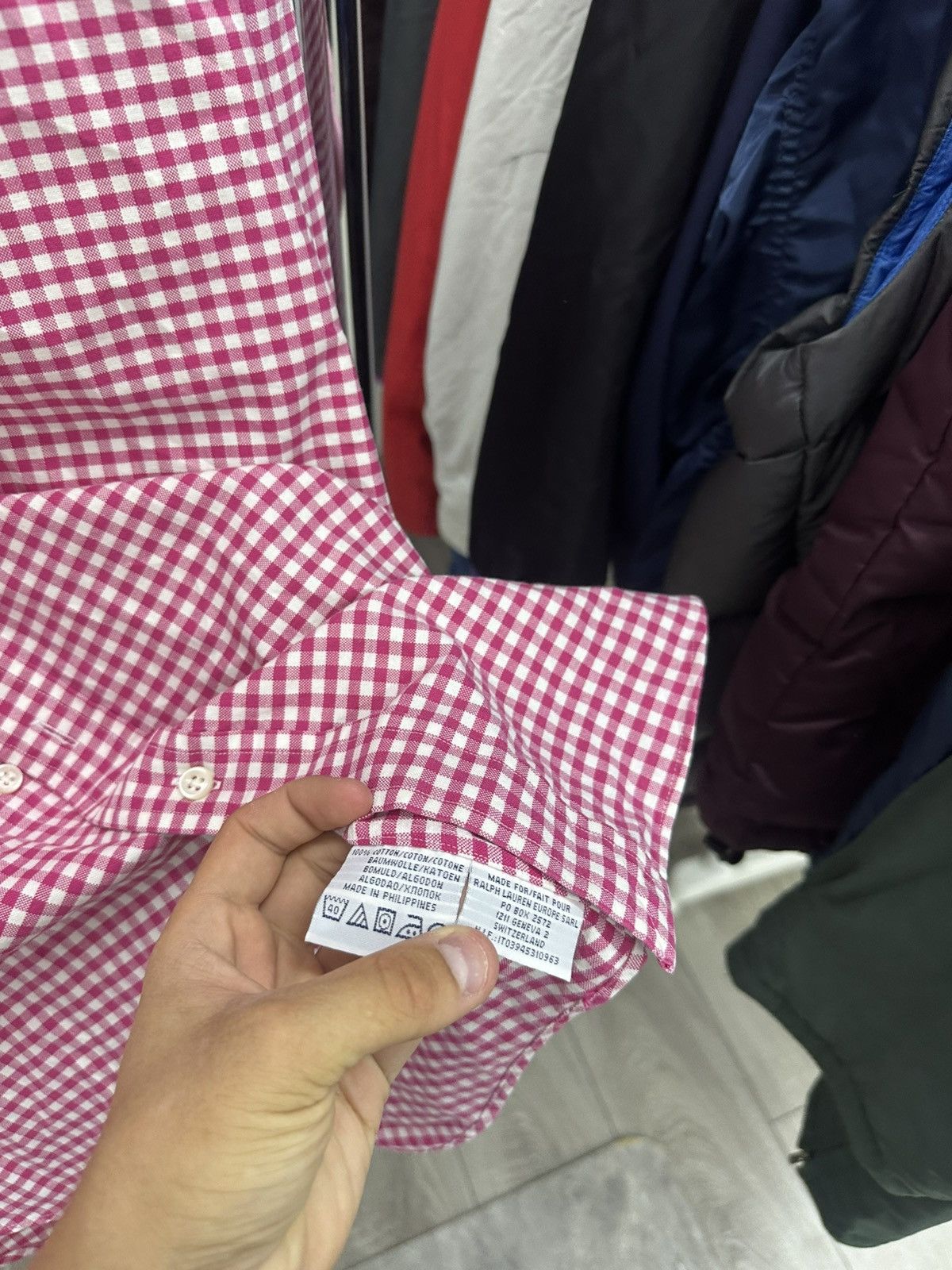 Polo Ralph Lauren Polo Ralph Lauren Stripped Purple White Shirt Horse Vintage Size US L / EU 52-54 / 3 - 8 Thumbnail