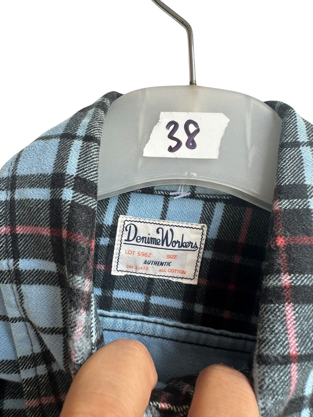 Denime Denime Japan Checkered Flannel Worker Shirt Size US M / EU 48-50 / 2 - 4 Thumbnail