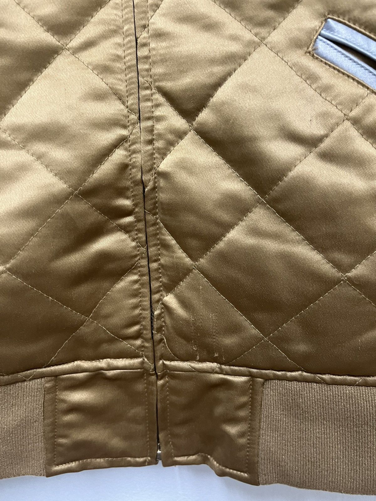 Hang Ten × Japanese Brand Hang ten quilted gold silver bomber jacket Size US M / EU 48-50 / 2 - 11 Thumbnail