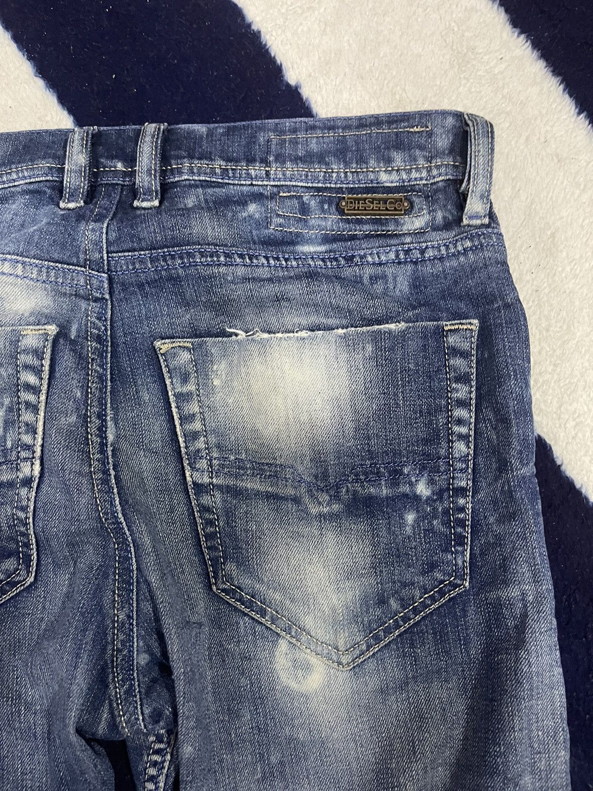 Diesel Diesel Distressed Jeans (14) Size US 30 / EU 46 - 10 Thumbnail
