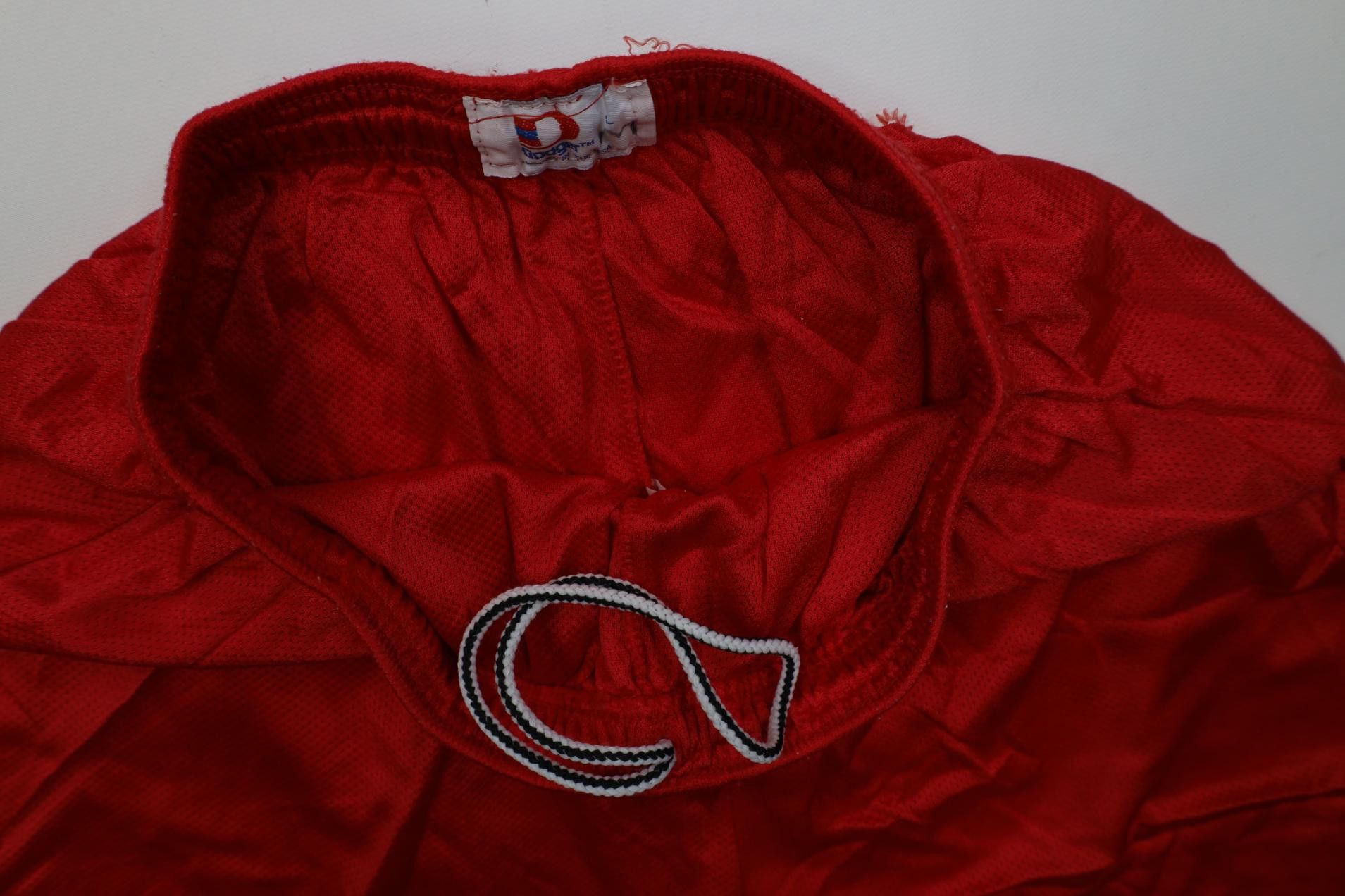 Vintage Vintage 90s Streetwear Nylon Mesh Above Knee Shorts Red USA Size US 34 / EU 50 - 5 Thumbnail