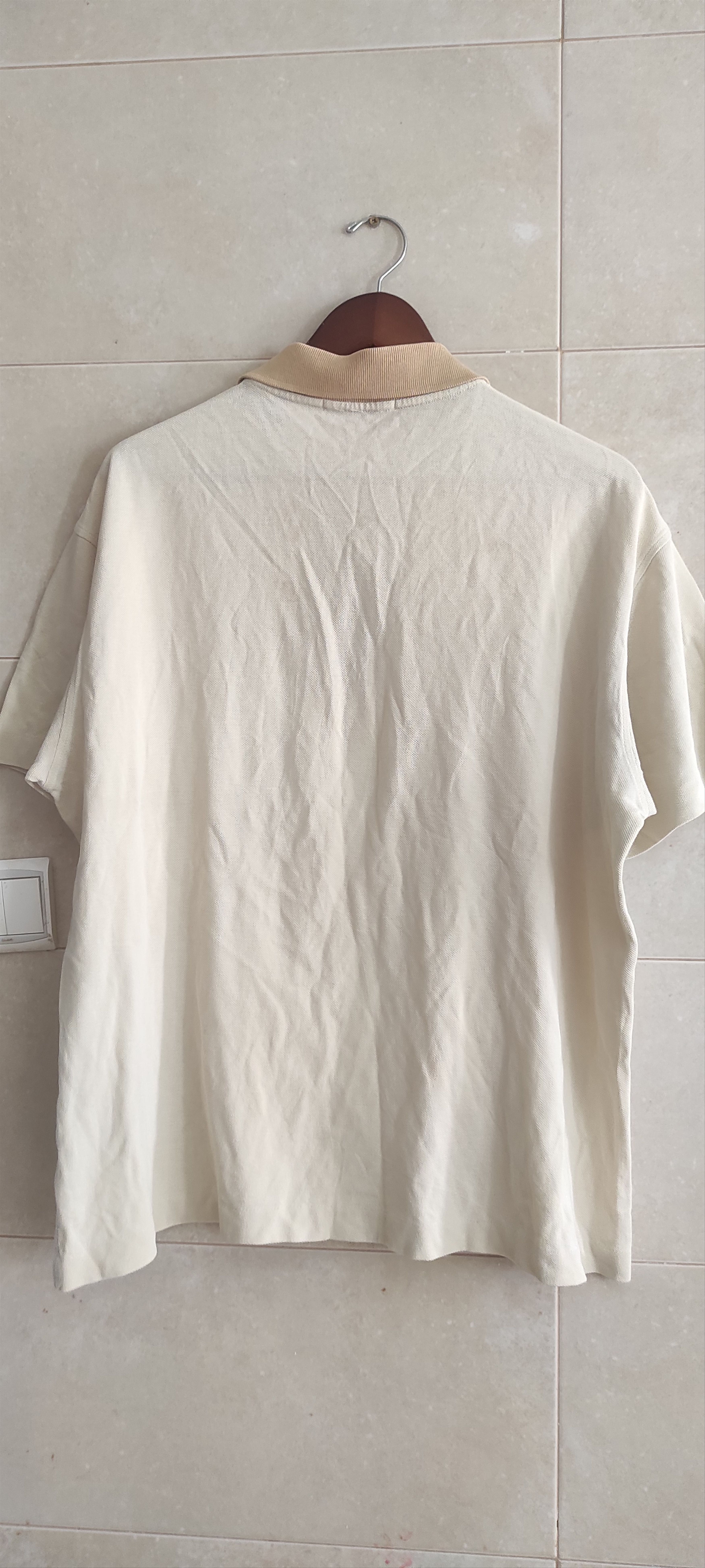 Burberry × Vintage VTG Burberry London Nova Check Polo Beige Tee Shirt Size US L / EU 52-54 / 3 - 11 Thumbnail