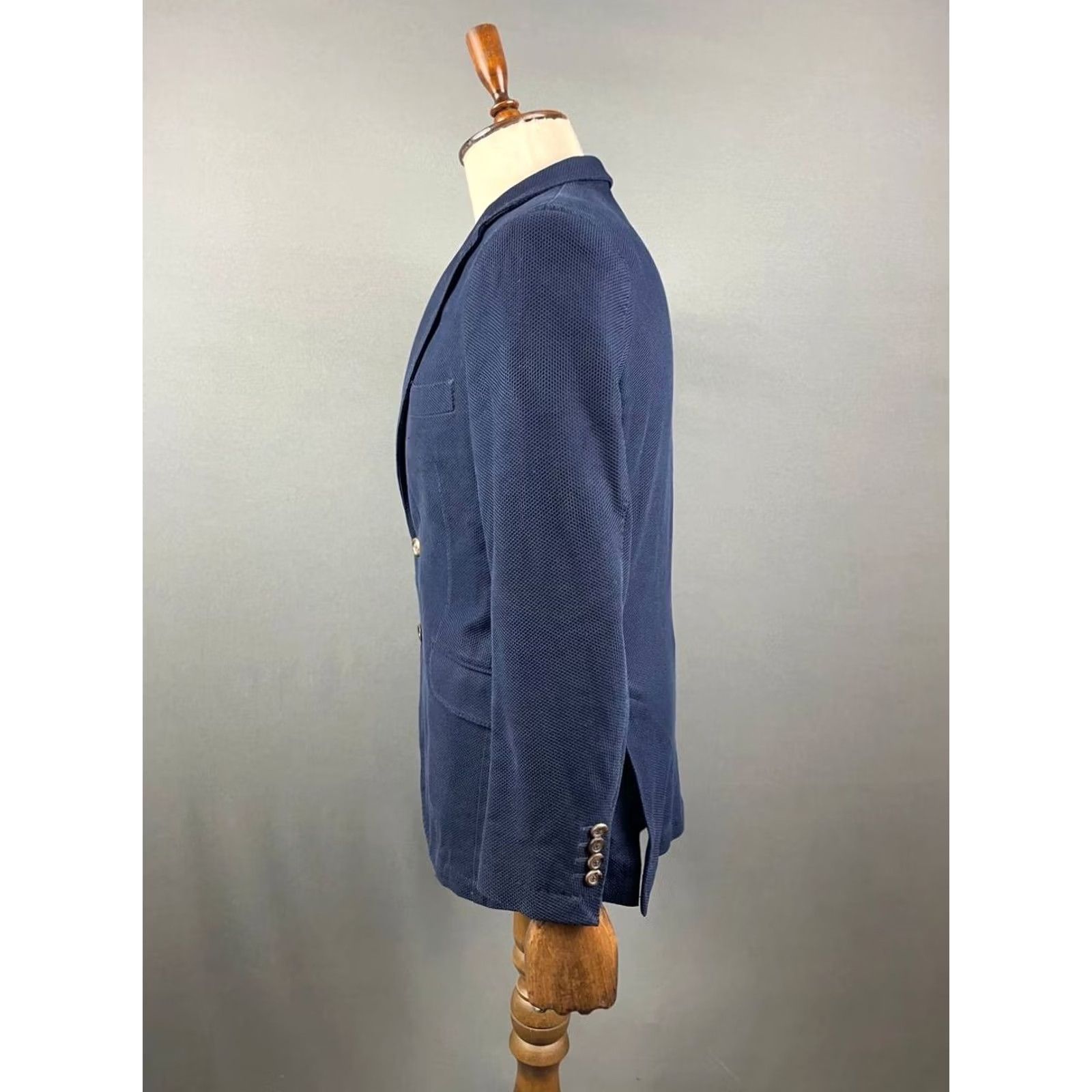 Vintage Pelikamo Jacket Mens Blazer Blue Viscose Long Sleeve Formal Jacket Regular XS? Size US S / EU 44-46 / 1 - 4 Thumbnail