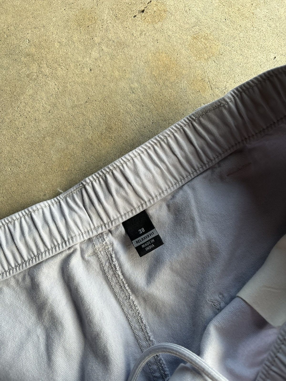 Carhartt × Carhartt Wip × Vintage Crazy Carhartt Pastel Purple Relaxed Fit Wide Leg Shorts Size US 38 / EU 54 - 5 Thumbnail