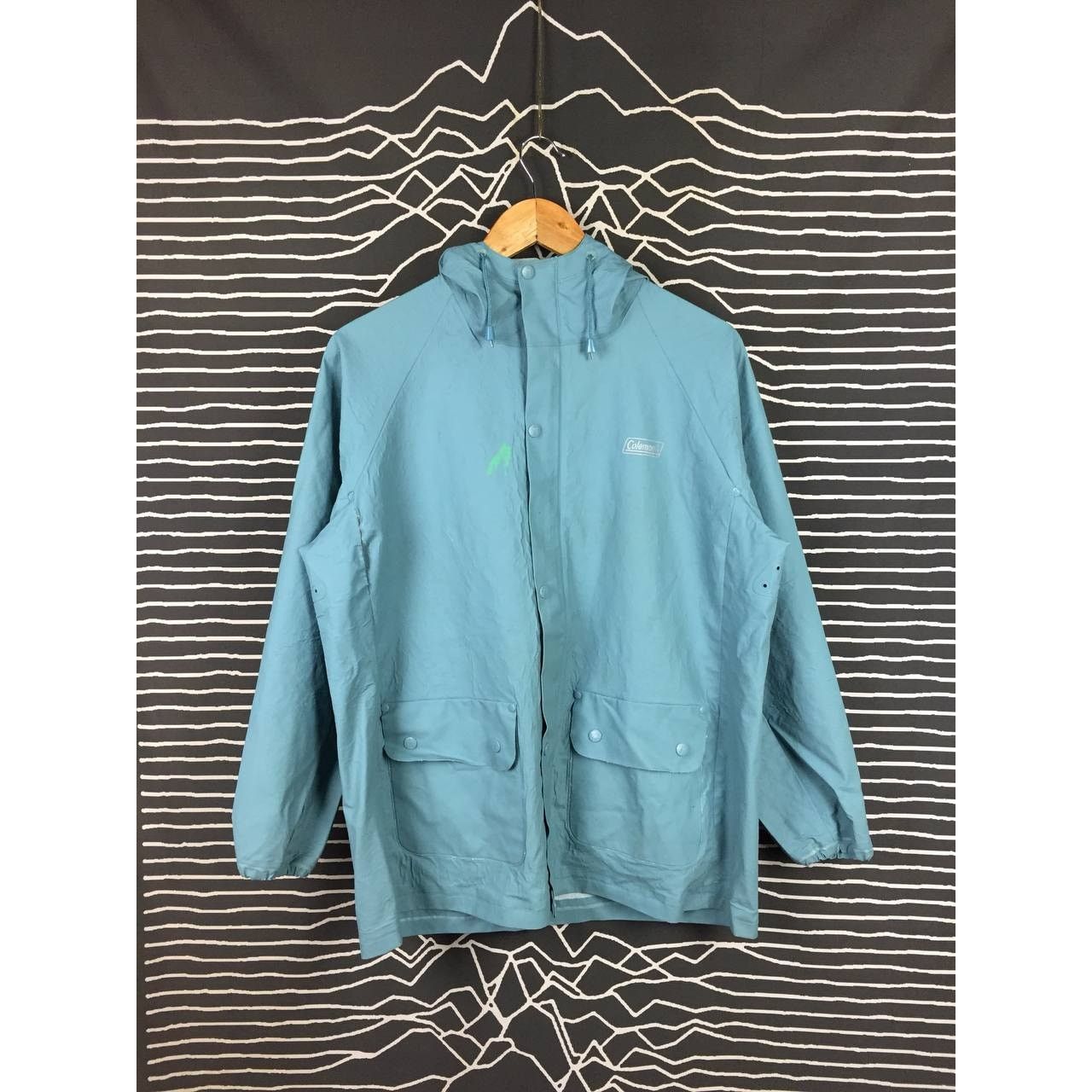 Coleman × Vintage Coleman Outdoor Workwear Rain Shell Jacket Size US M / EU 48-50 / 2 - 2 Thumbnail